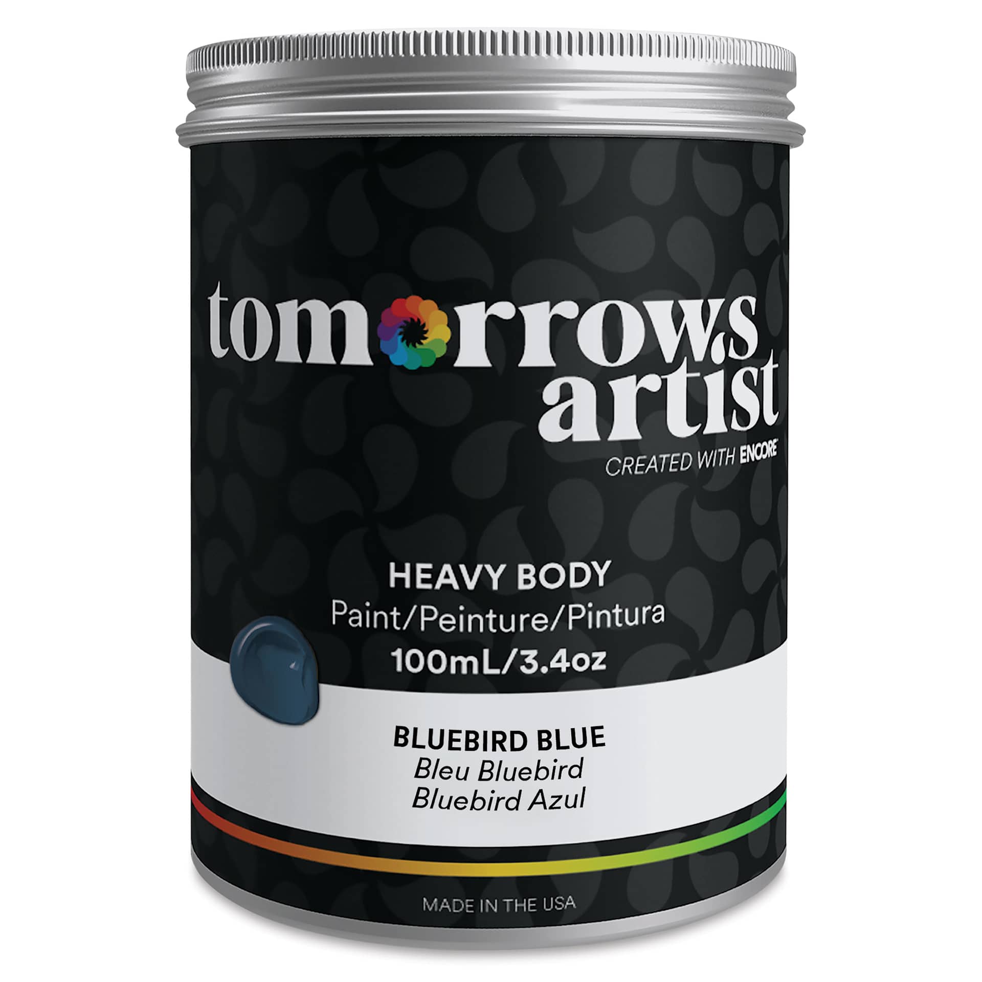 Tomorrow's Artist Eco-Friendly Heavy Body Acrylic Paint - Bluebird Blue, 100 ml