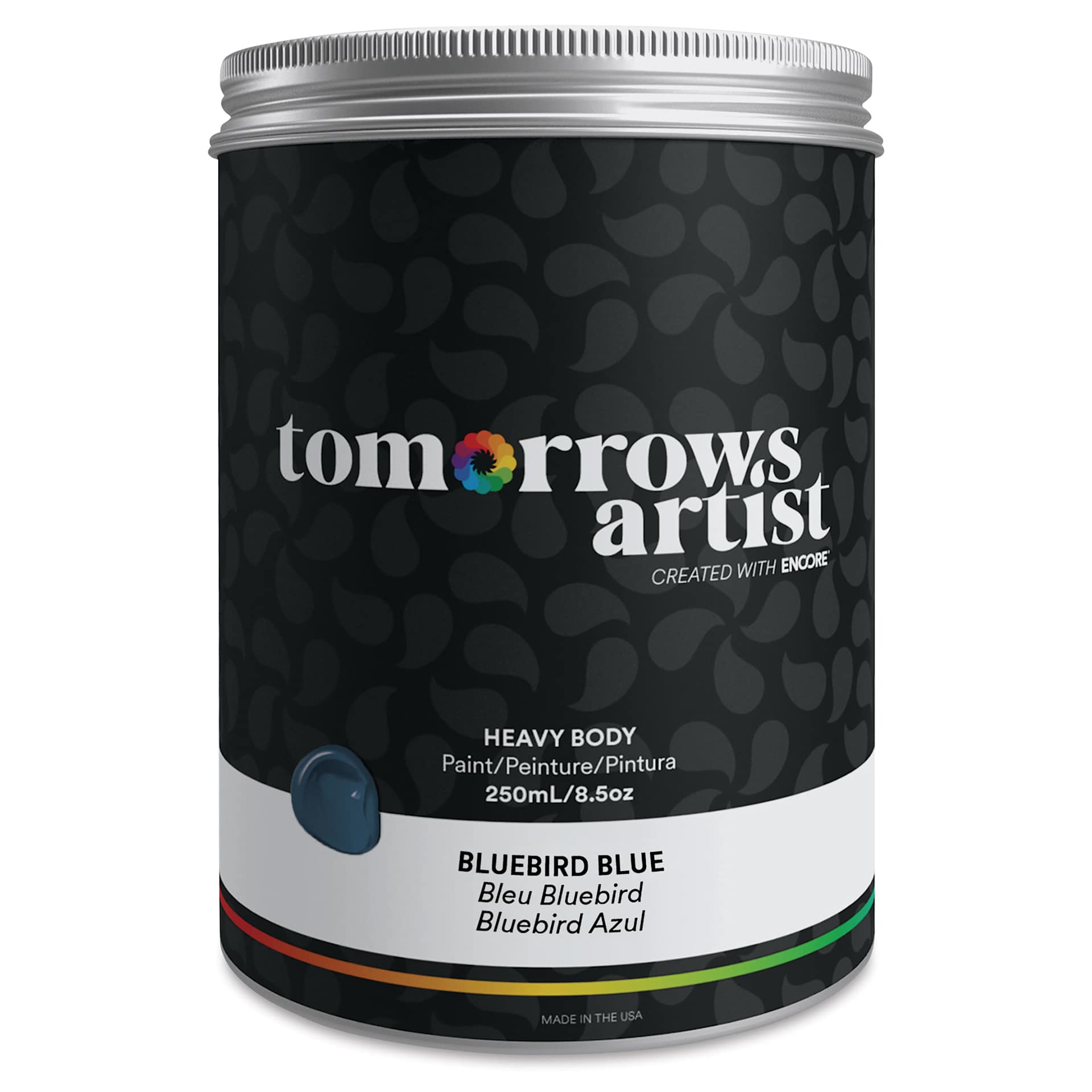 Tomorrow's Artist Eco-Friendly Heavy Body Acrylic Paint - Bluebird Blue, 250 ml