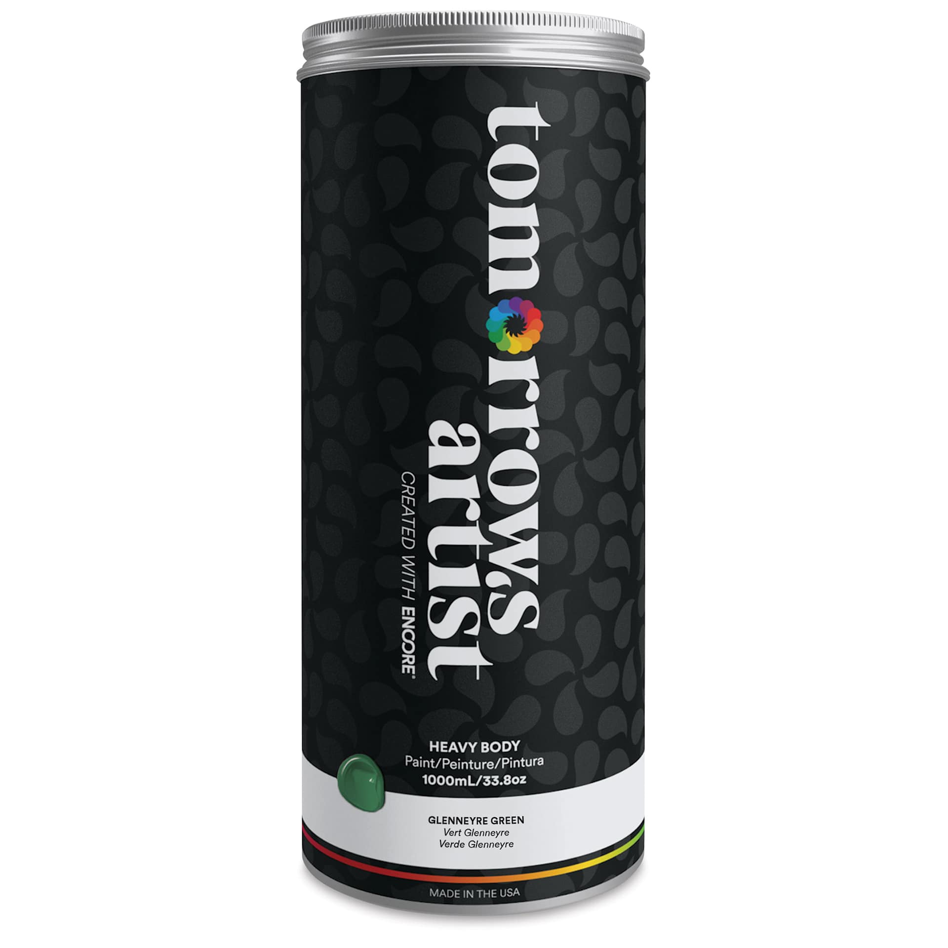 Tomorrow's Artist Eco-Friendly Heavy Body Acrylic Paint - Glennerye Green, 1 L