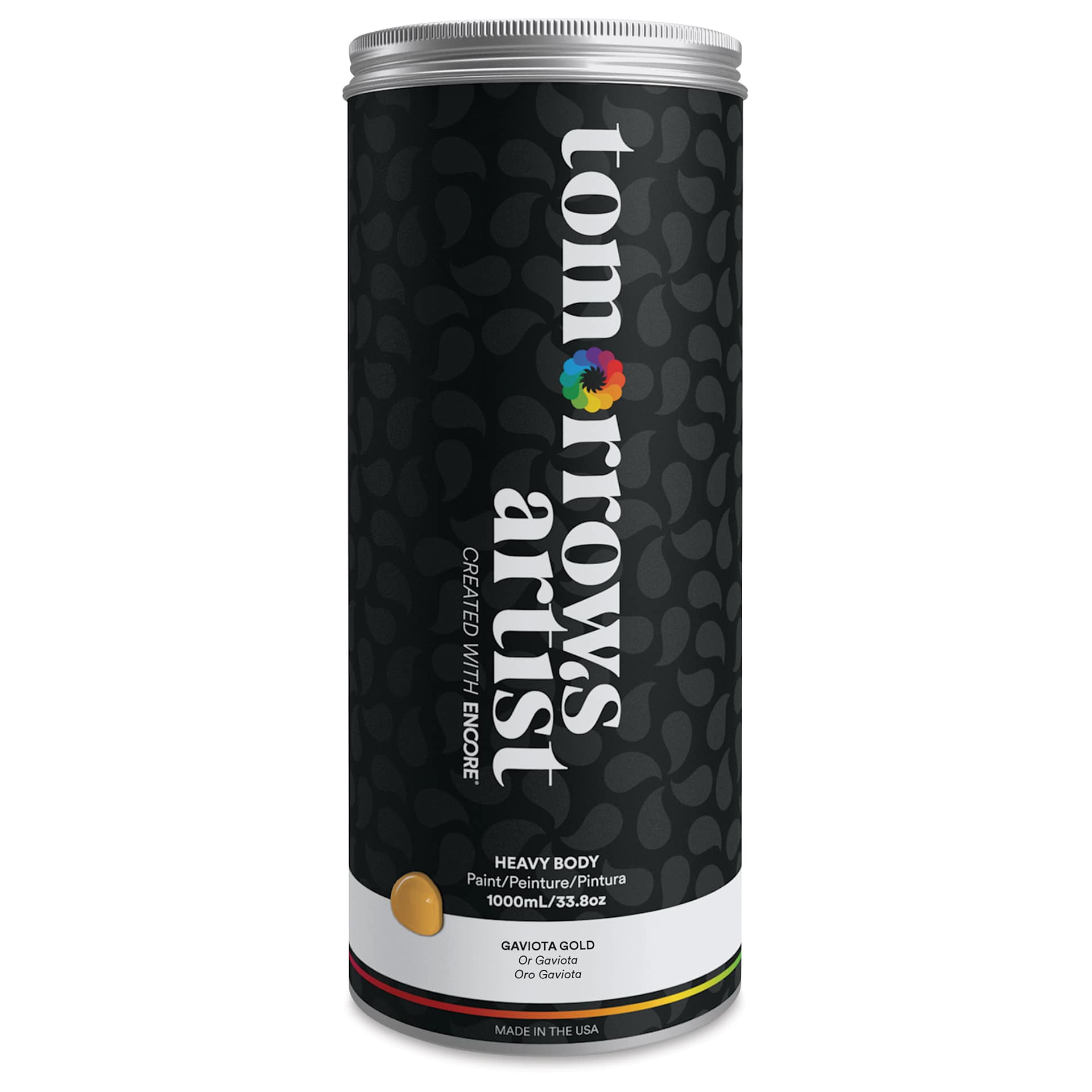 Tomorrow's Artist Eco-Friendly Heavy Body Acrylic Paint - Gaviota Gold, 1 L