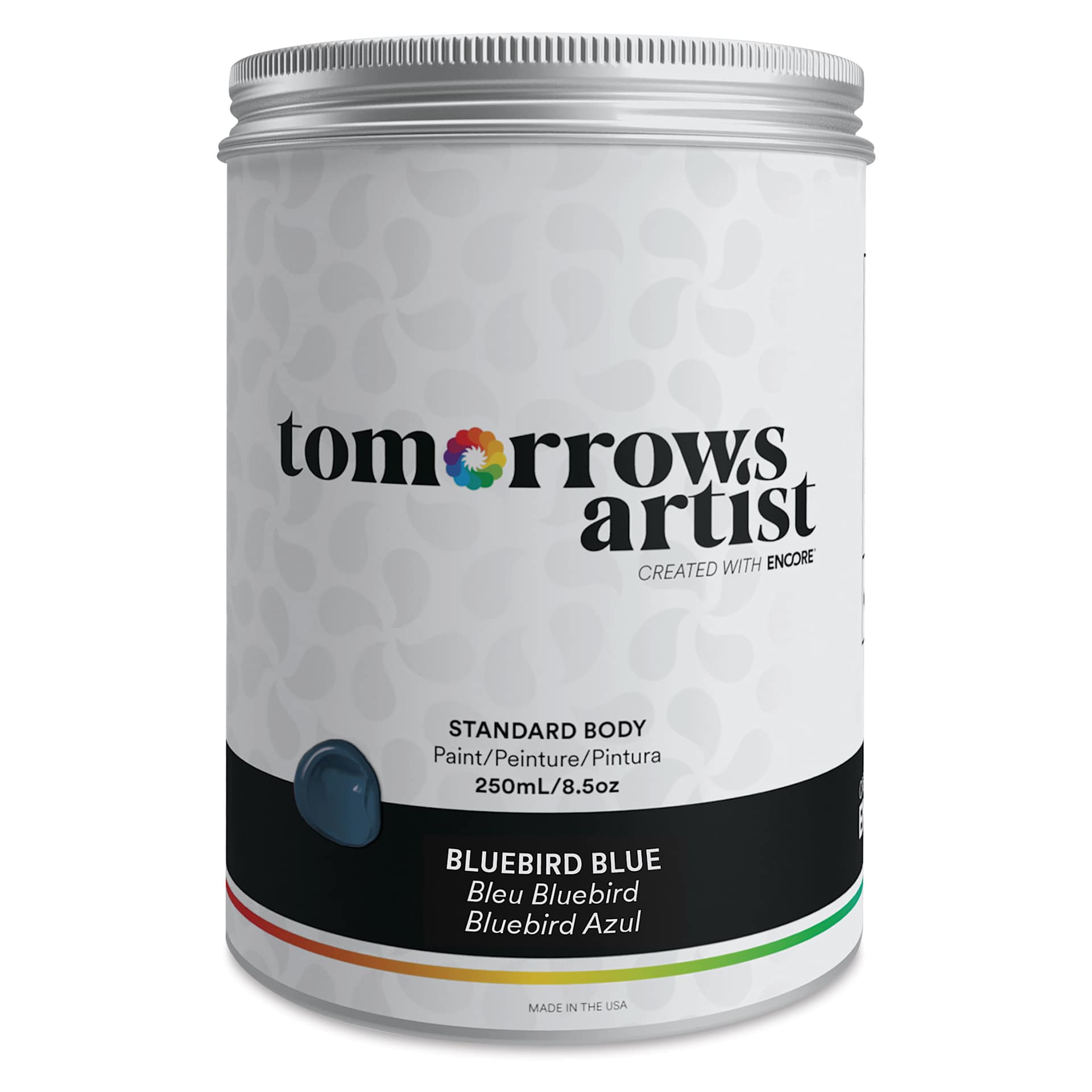 Tomorrow's Artist Eco-Friendly Standard Body Acrylic Paint - Bluebird Blue, 250 ml