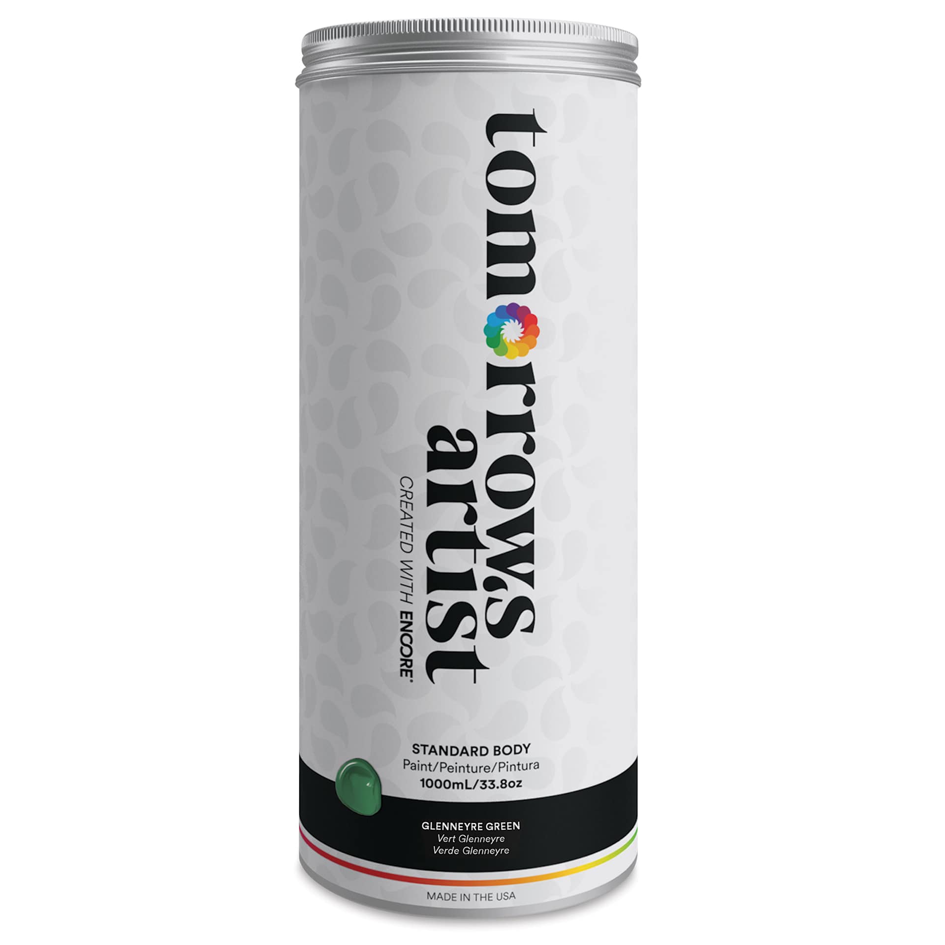 Tomorrow's Artist Eco-Friendly Standard Body Acrylic Paint - Glennerye Green, 1L
