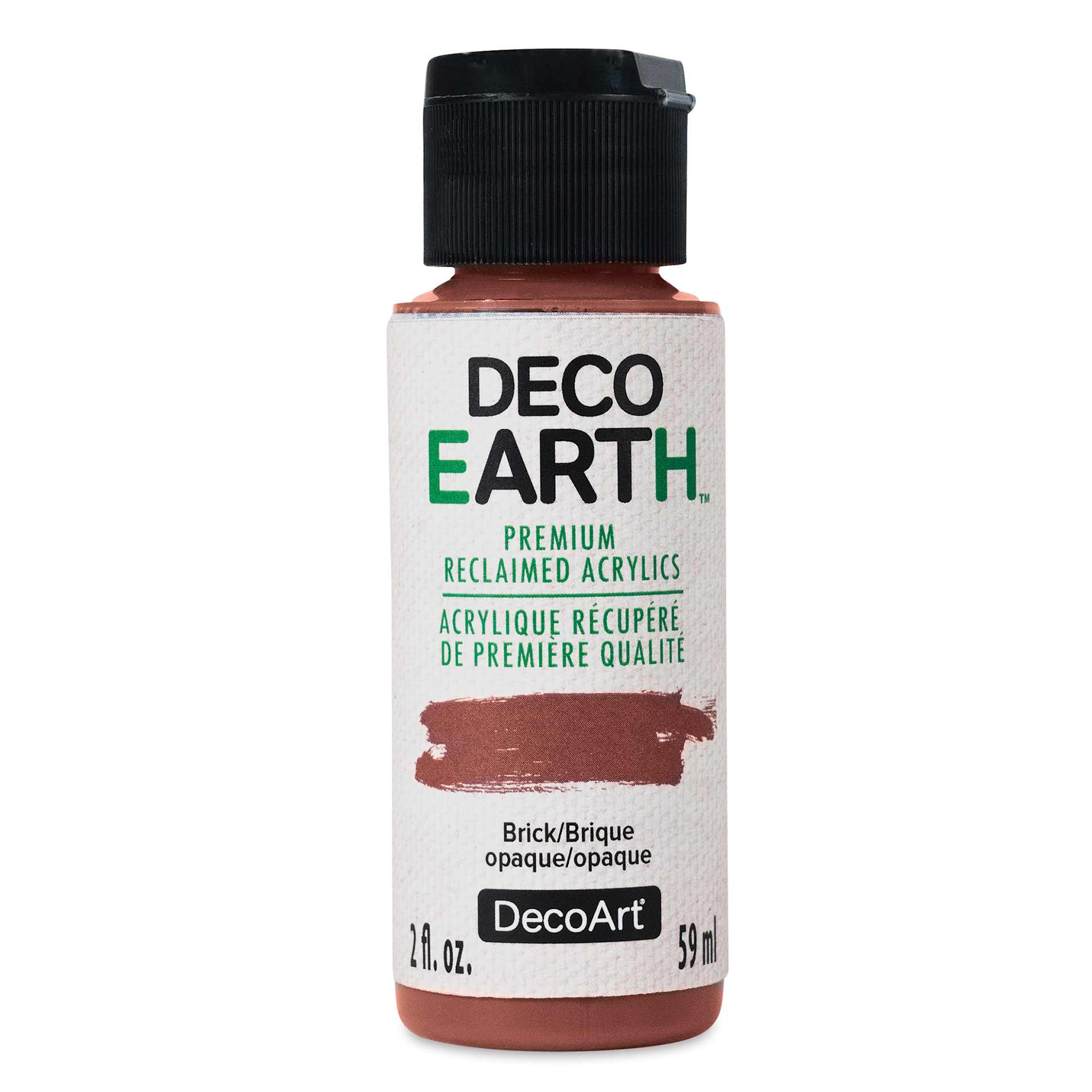 DecoArt DecoEarth Premium Reclaimed Acrylic Paint - Brick, 2 oz