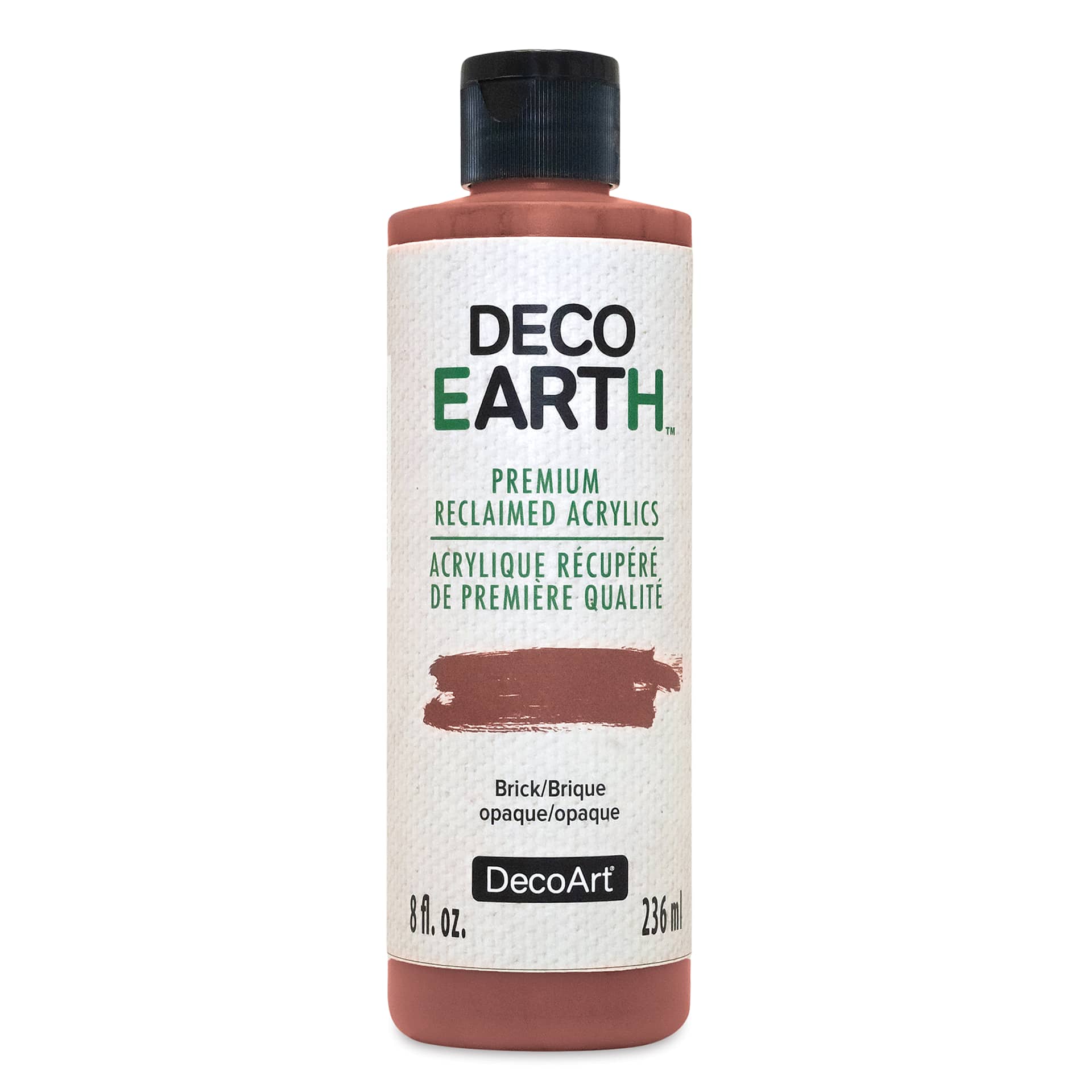 DecoArt DecoEarth Premium Reclaimed Acrylic Paint - Brick, 8 oz