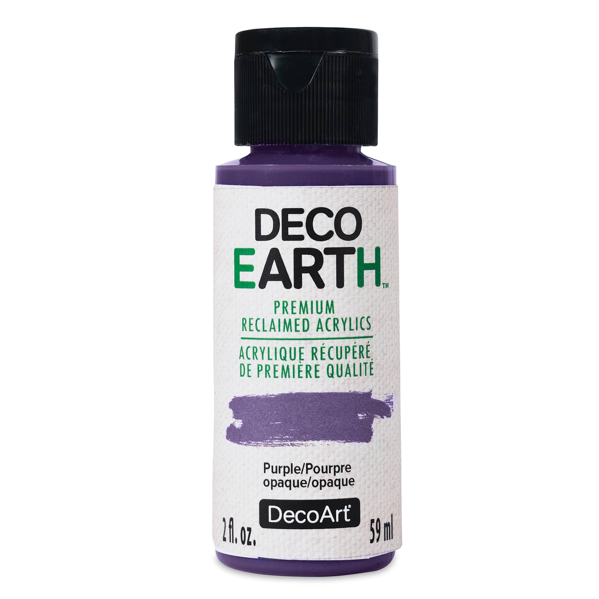 DecoArt DecoEarth Premium Reclaimed Acrylic Paint - Purple, 2 oz