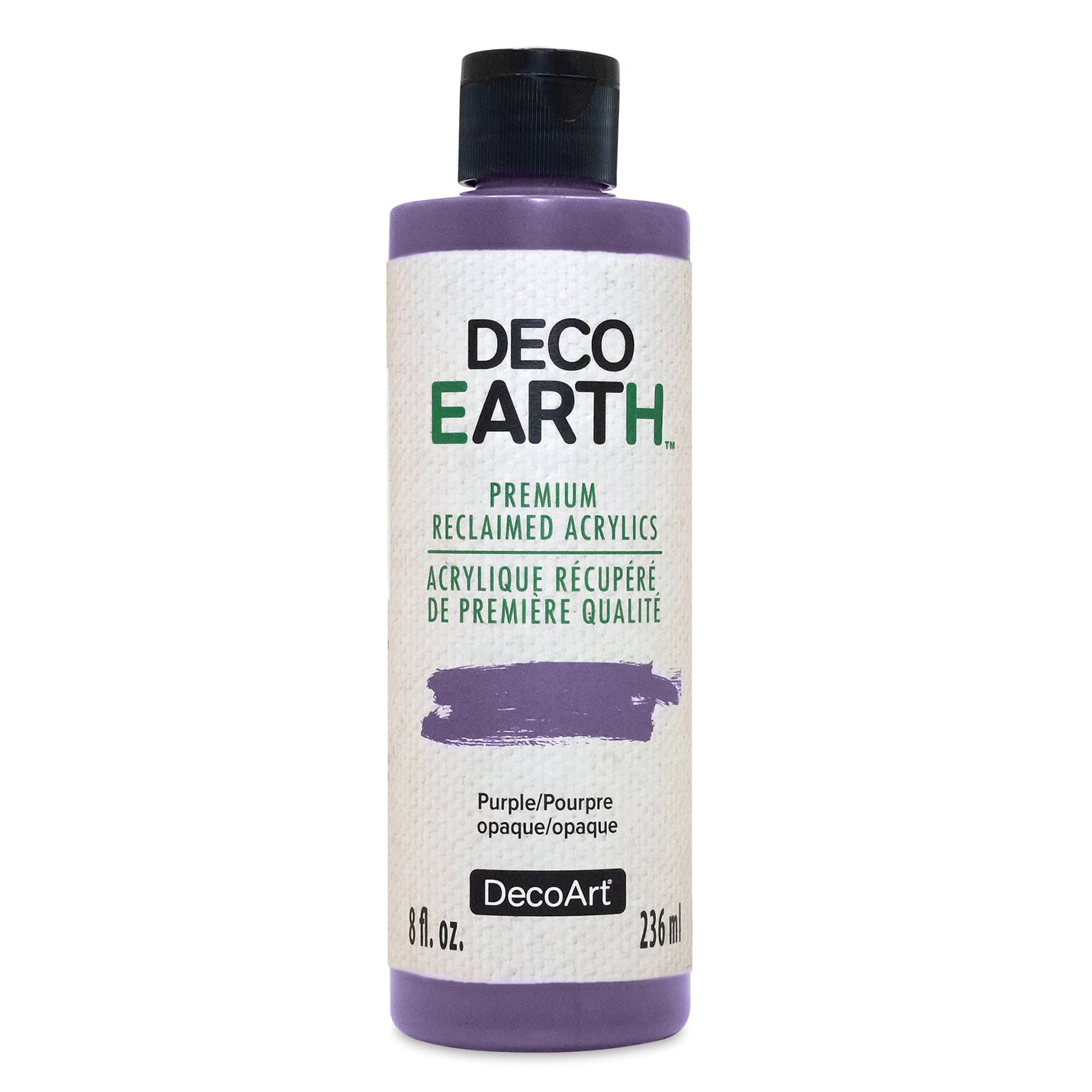DecoArt DecoEarth Premium Reclaimed Acrylic Paint - Purple, 8 oz