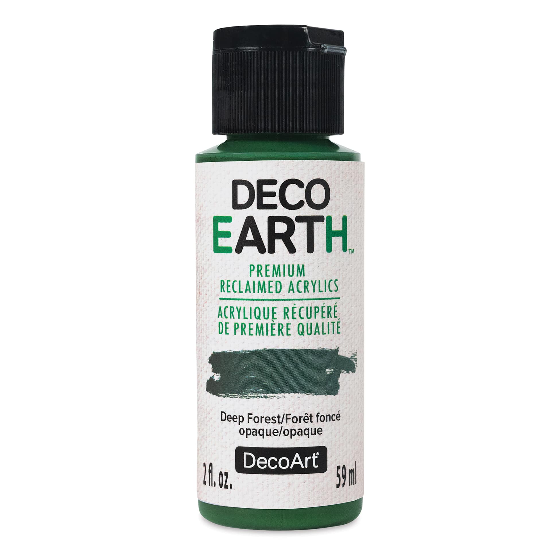 DecoArt DecoEarth Premium Reclaimed Acrylic Paint - Deep Forest, 2 oz
