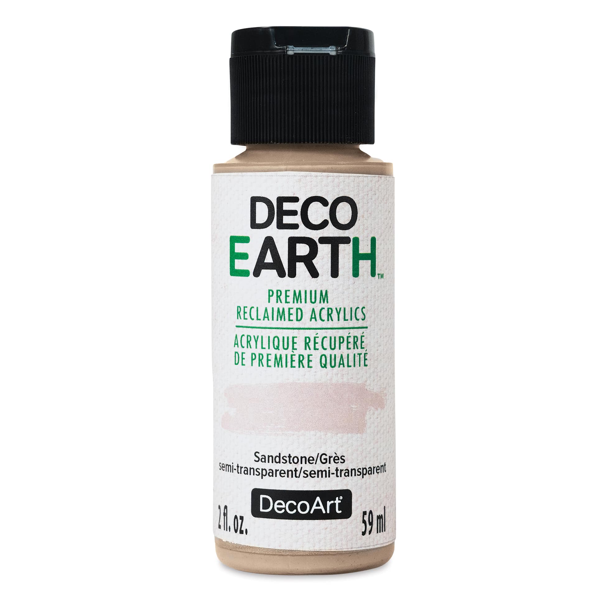 DecoArt DecoEarth Premium Reclaimed Acrylic Paint - Sandstone, 2 oz
