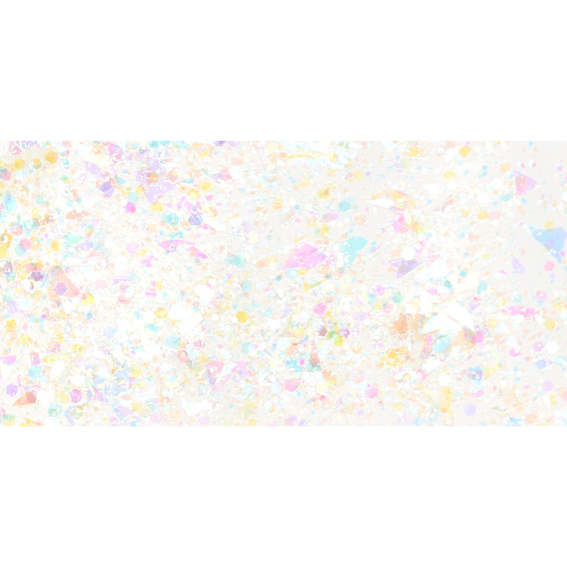 FolkArt Glitterific Acrylic Paint - Clear Hologram - Swatch
