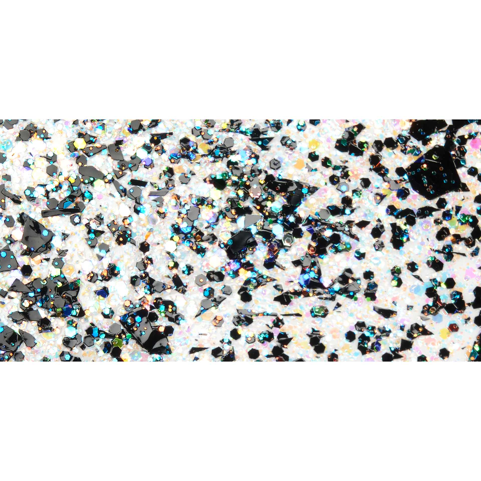 FolkArt Glitterific Acrylic Paint - Black Opal - Swatch