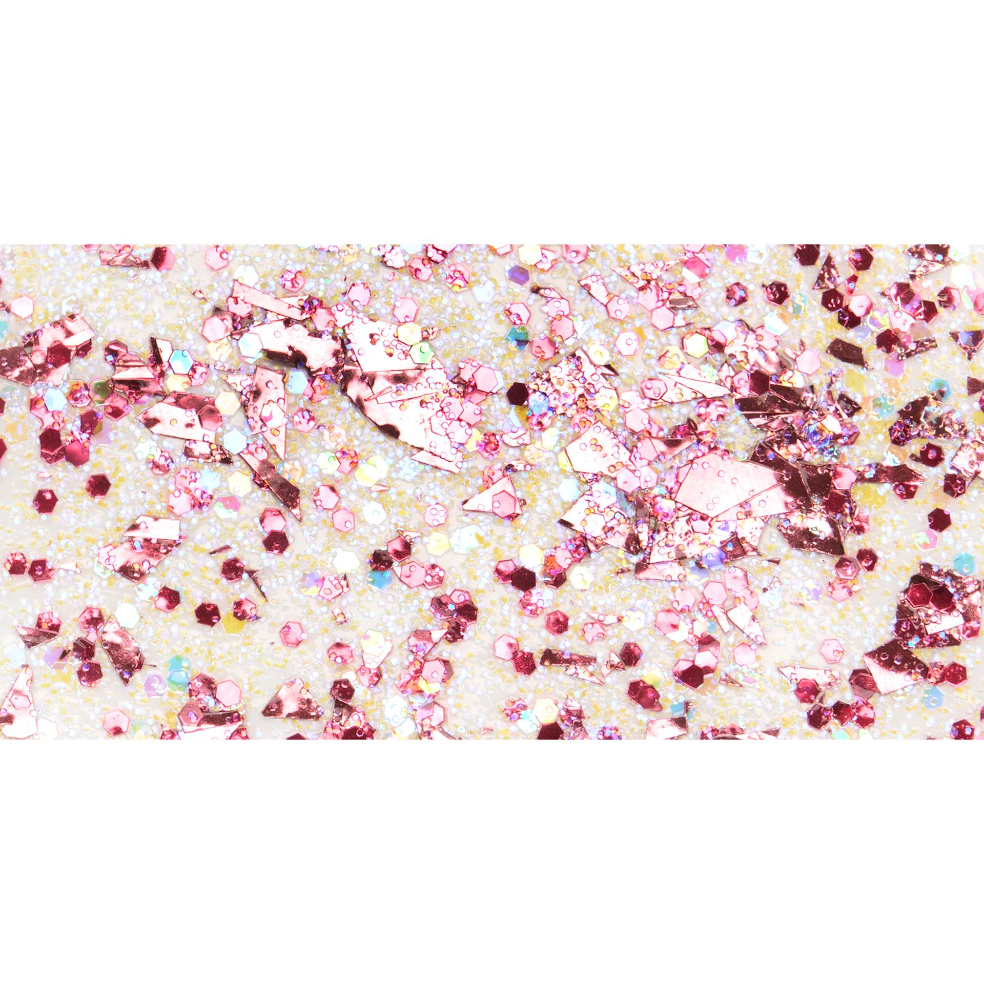 FolkArt Glitterific Acrylic Paint - Hot Pink - Swatch
