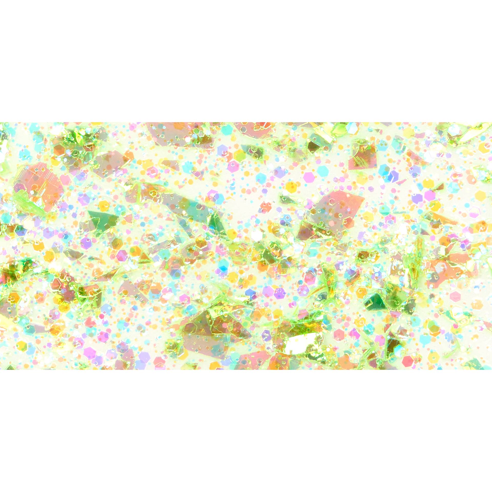 FolkArt Glitterific Acrylic Paint - Neon Lime - Swatch