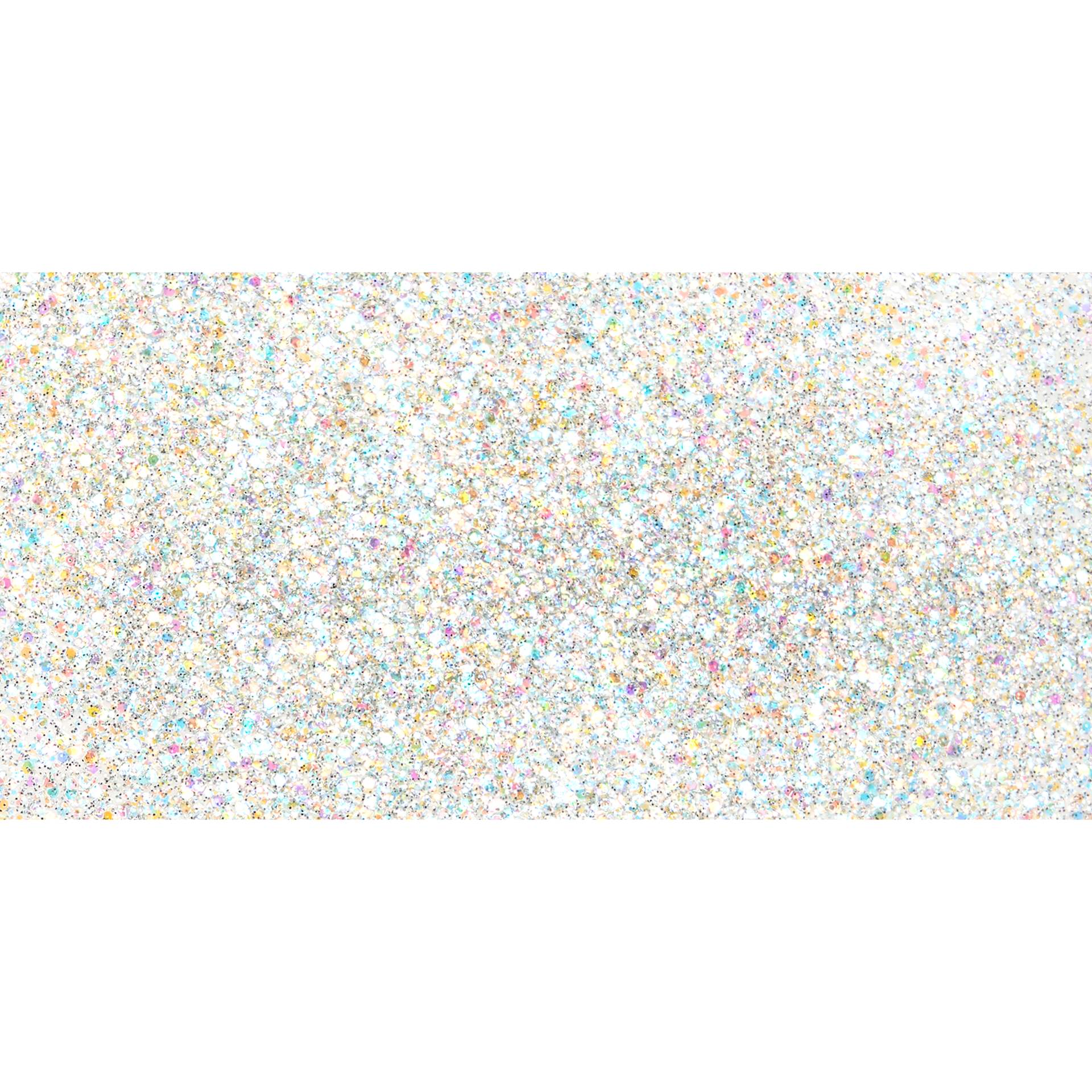 FolkArt Glitterific Fine Acrylic Paint - Silver - Swatch