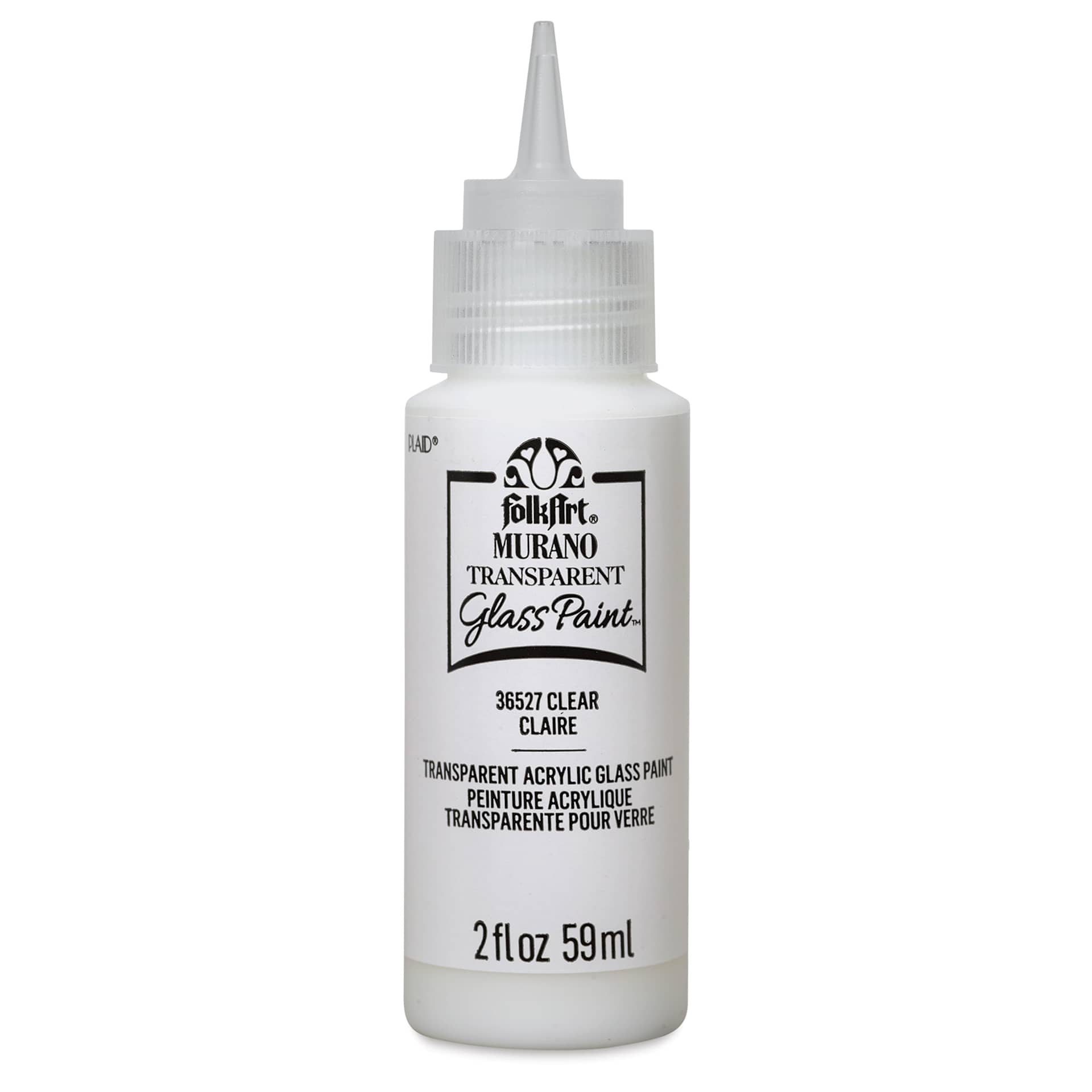 FolkArt Murano Glass Paint - Clear, 2 oz