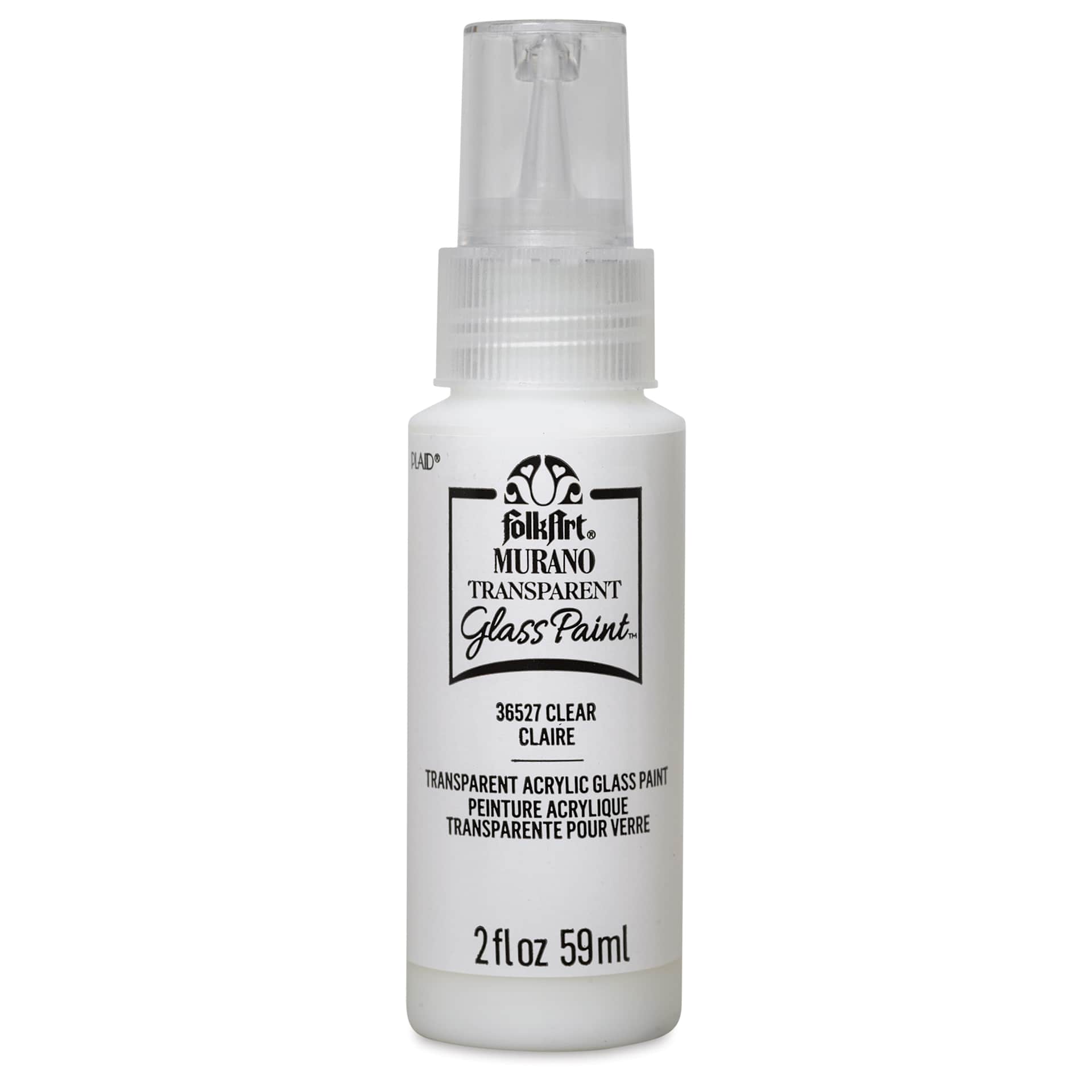 FolkArt Murano Glass Paint - Clear, 2 oz