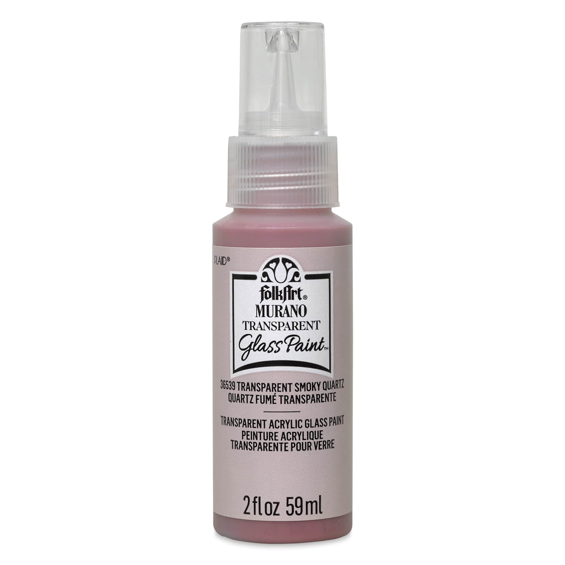 FolkArt Murano Glass Paint - Smoky Quartz, 2 oz