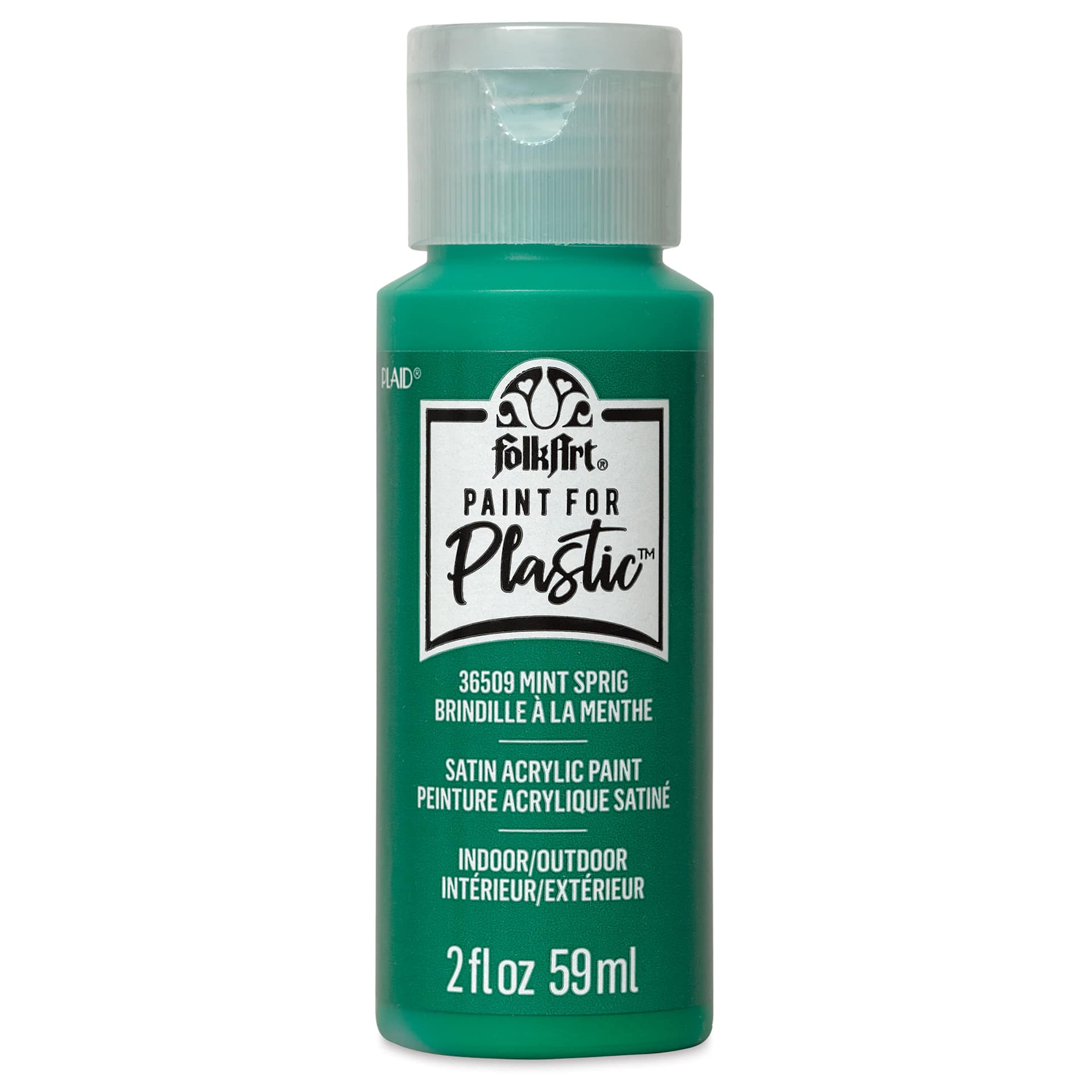 FolkArt Paint for Plastic - Mint Sprig, 2 oz