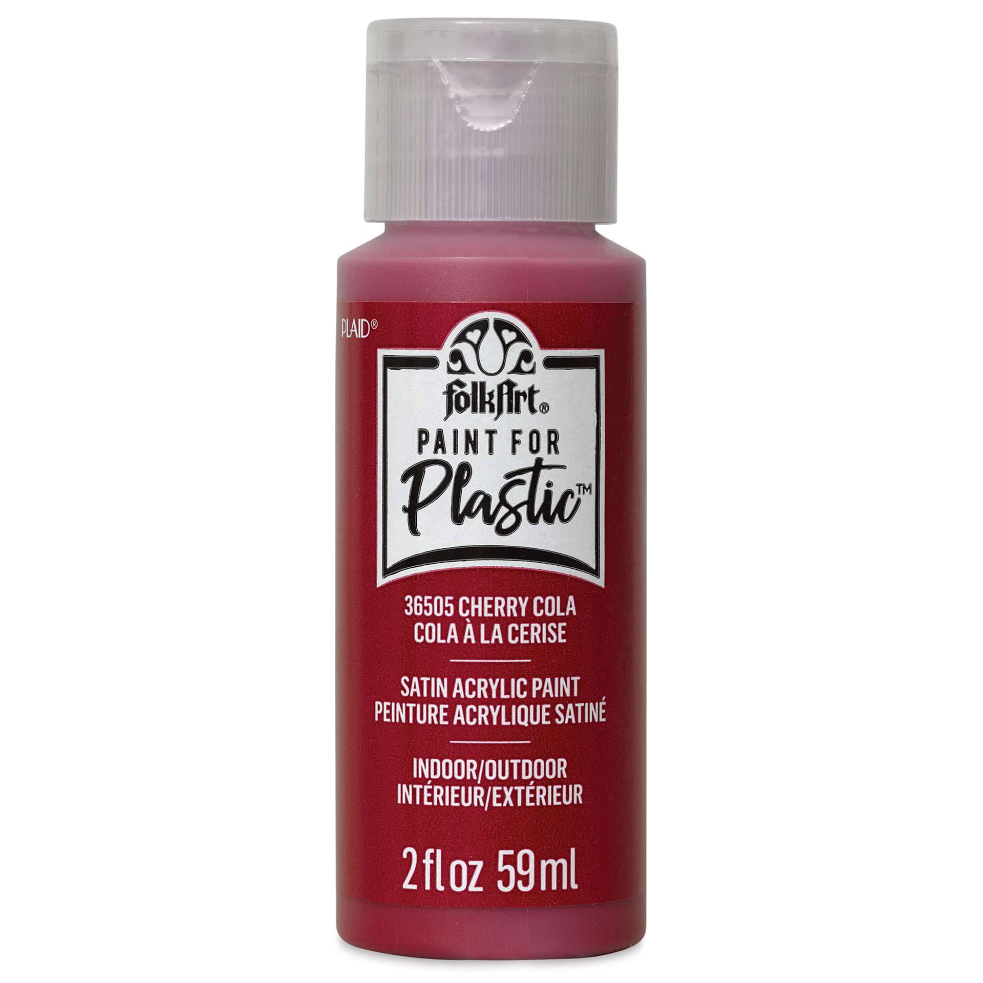 FolkArt Paint for Plastic - Cherry Cola