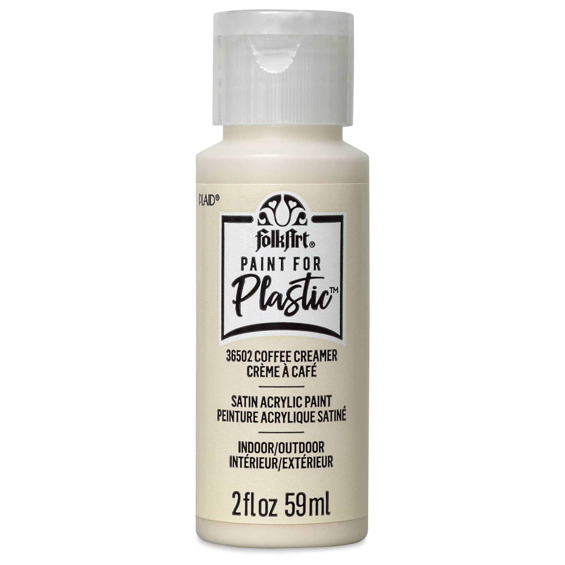 FolkArt Paint for Plastic - Coffee Creamer, 2 oz