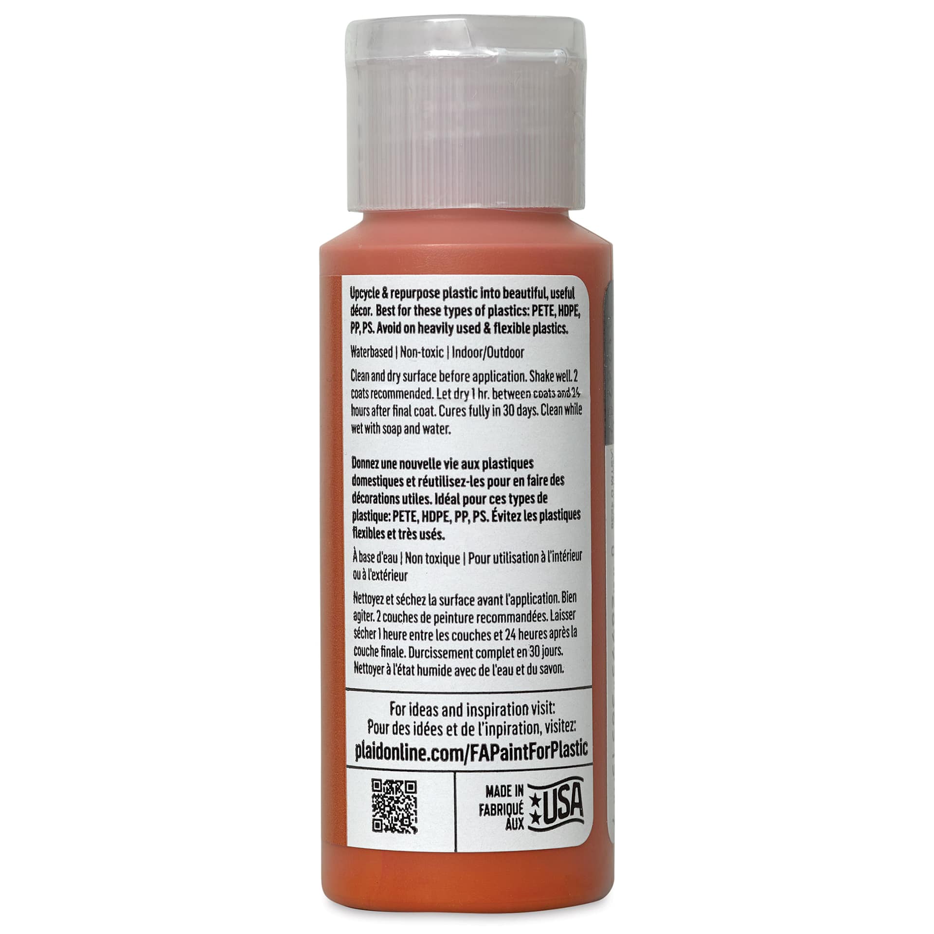 FolkArt Paint for Plastic - Iced Tea, 2 oz