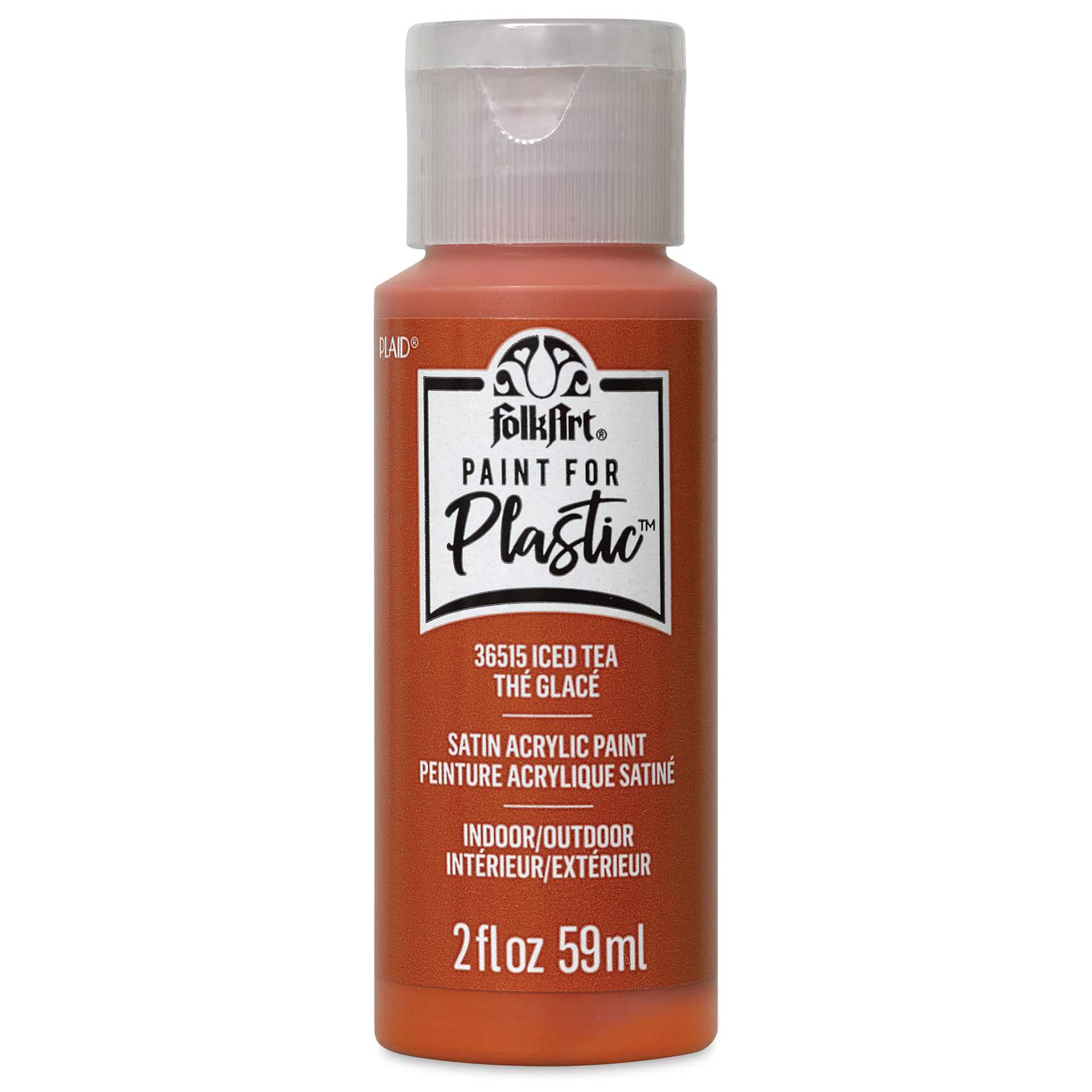 FolkArt Paint for Plastic - Iced Tea, 2 oz