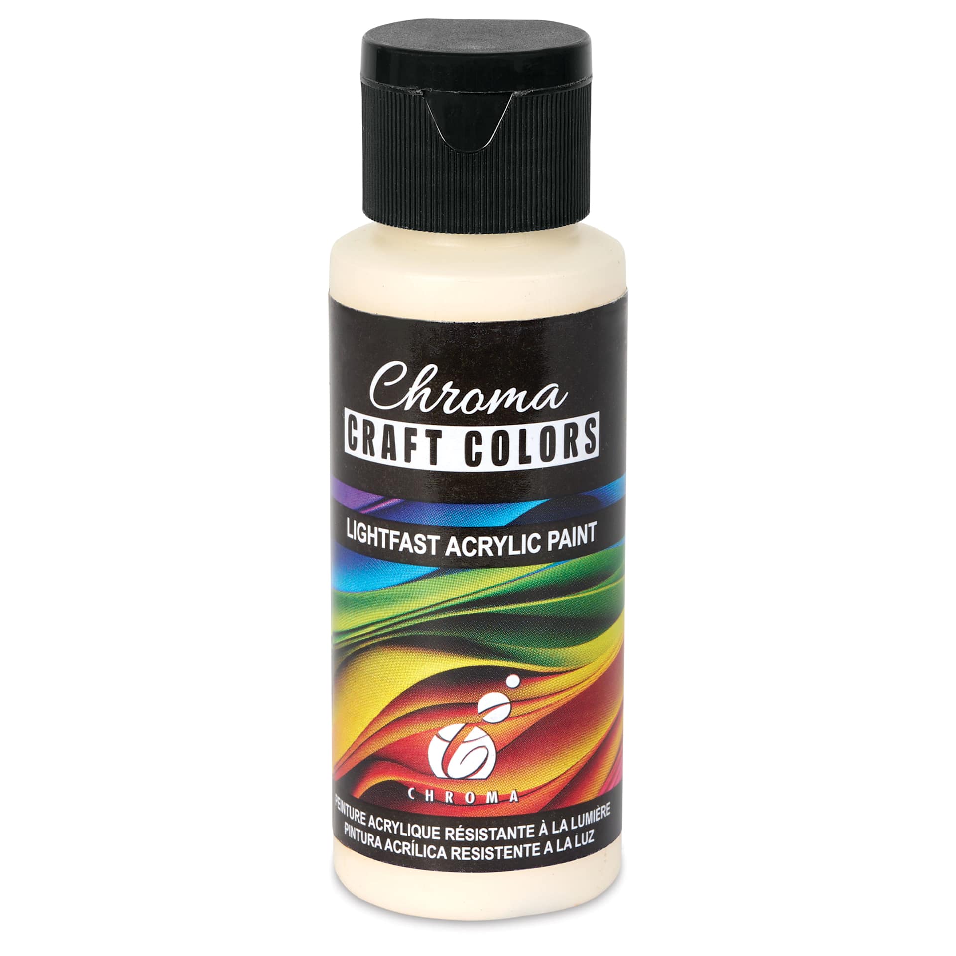 Chroma Craft Colors Acrylic Paint - Antique Lace, 2 oz