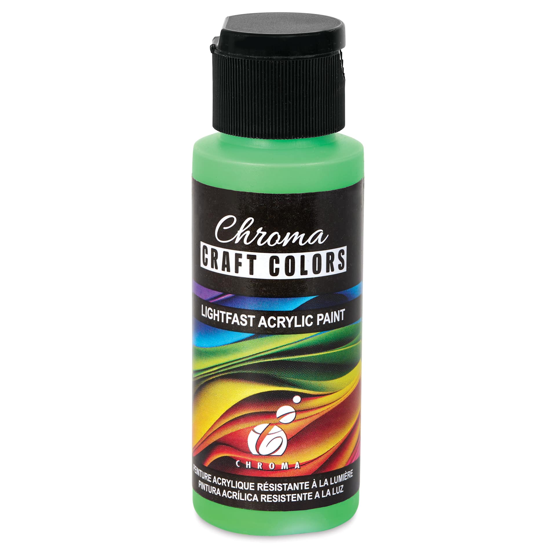 Chroma Craft Colors Acrylic Paint - Neon Alien, 2 oz