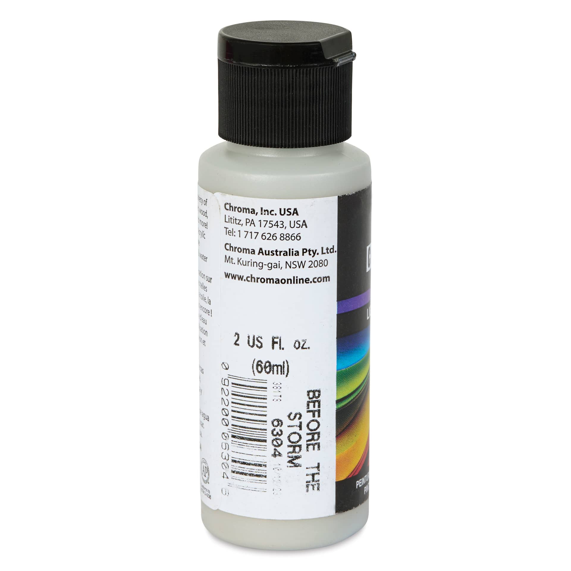 Chroma Craft Colors Acrylic Paint - Before the Storm, 2 oz, label shown