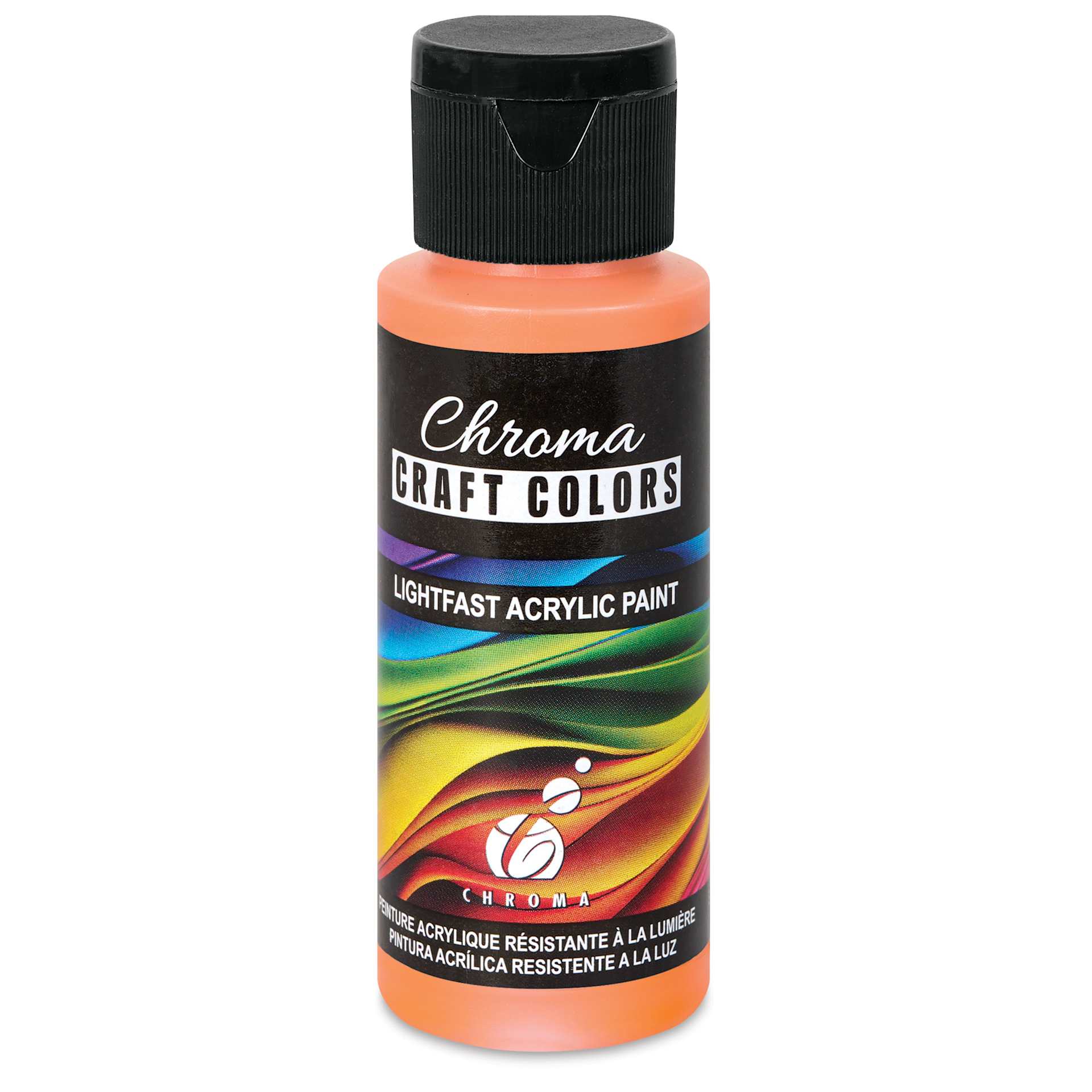 Chroma Craft Colors Acrylic Paint - Mandarin Orange, 2 oz