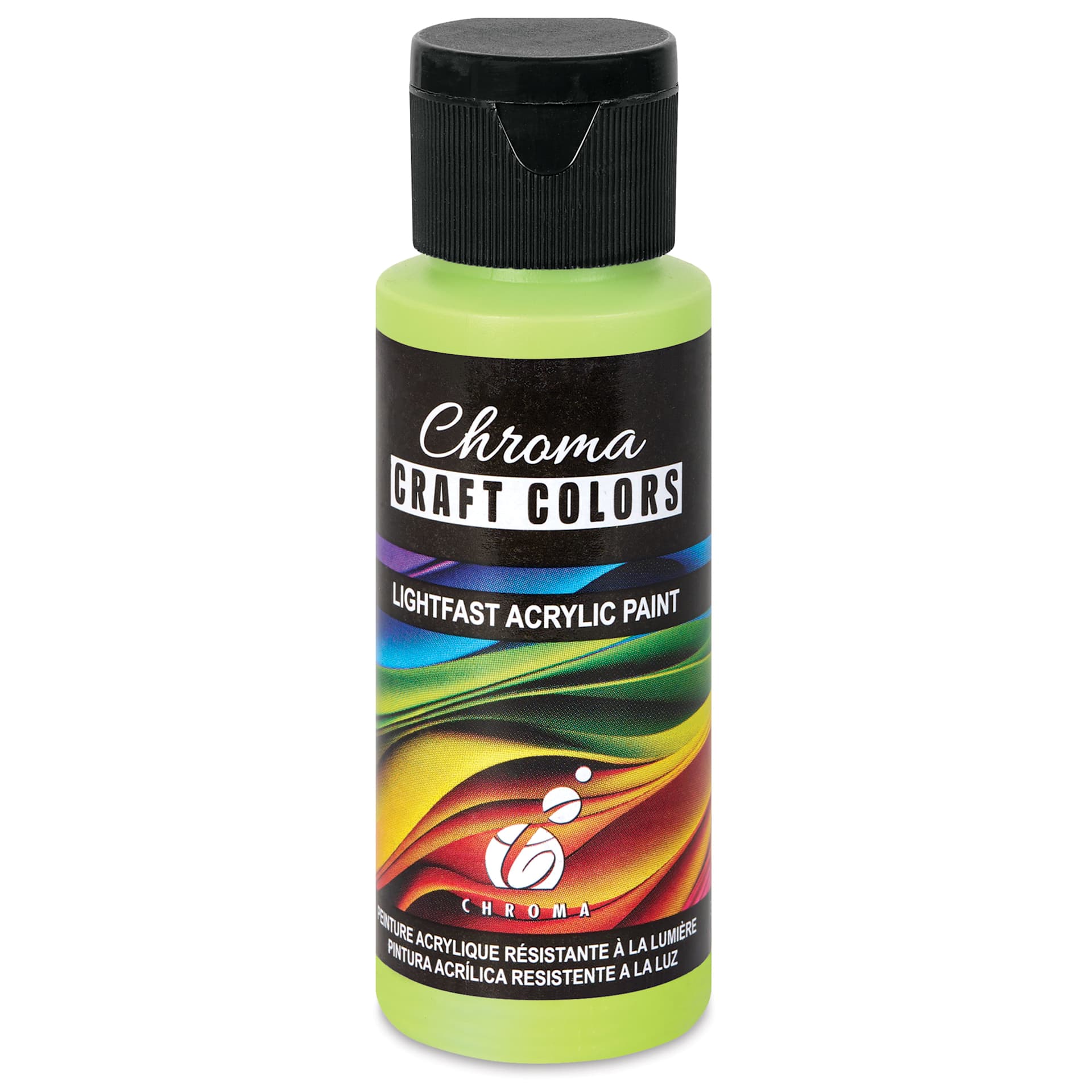 Chroma Craft Colors Acrylic Paint - Spring Green, 2 oz