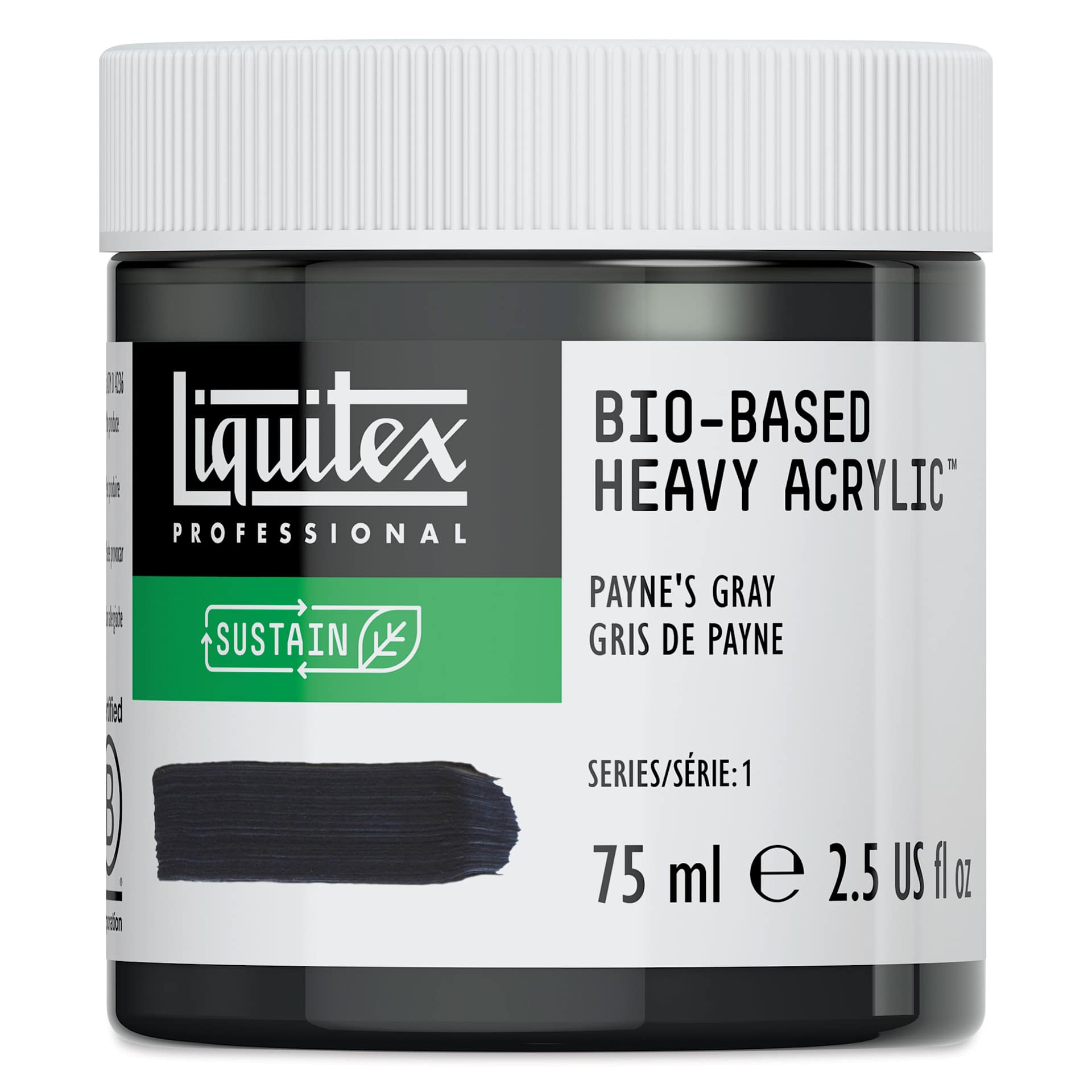 Liquitex Bio-Based Heavy Acrylic Paint - Payne's Gray, 75 ml