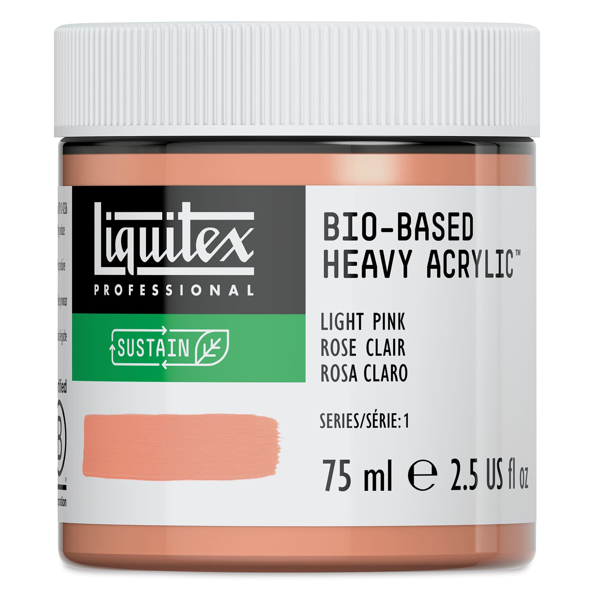 Liquitex Bio-Based Heavy Body Acrylic Paint - Light Pink, 75 ml