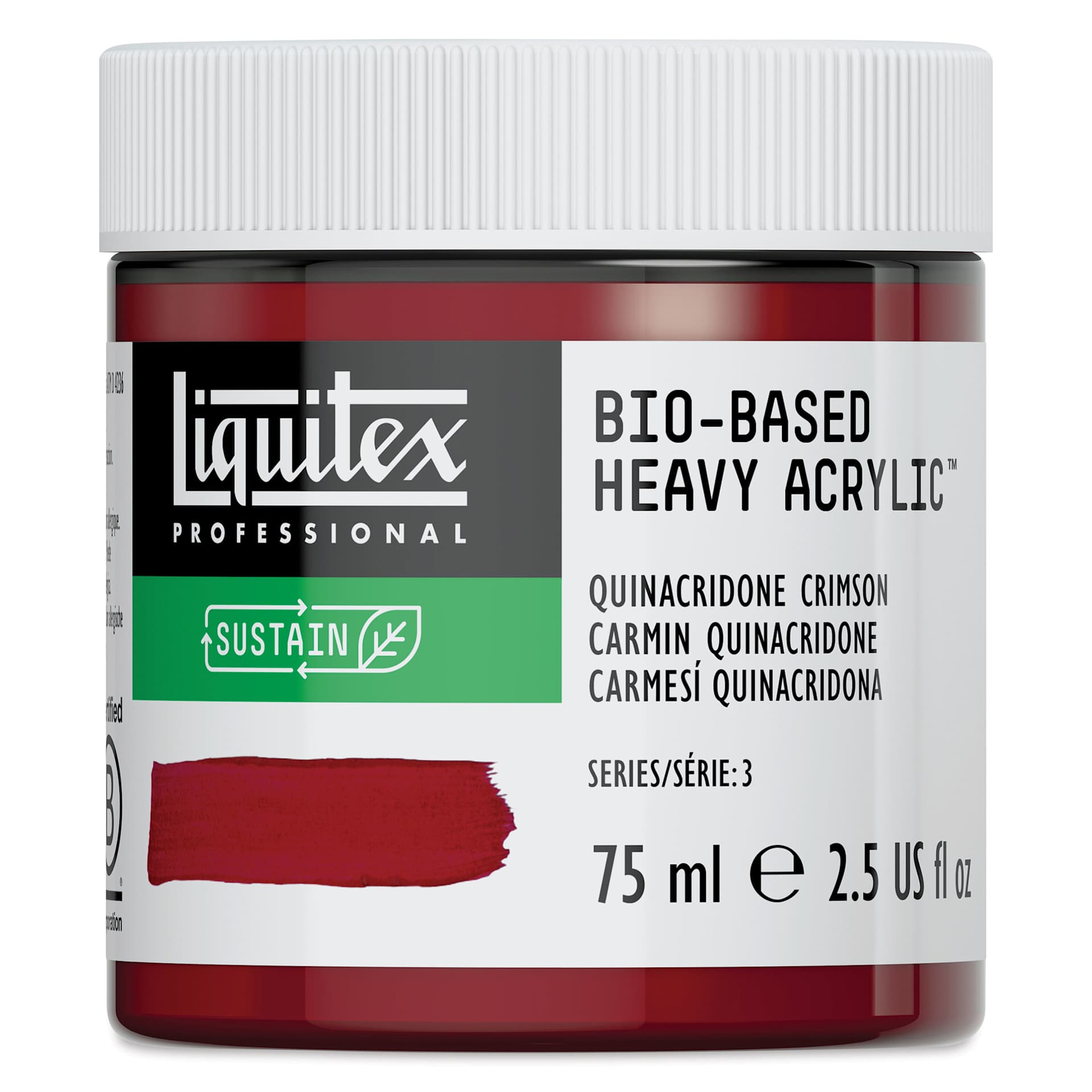 Liquitex Bio-Based Heavy Acrylic Paint - Quinacridone Crimson, 75 ml