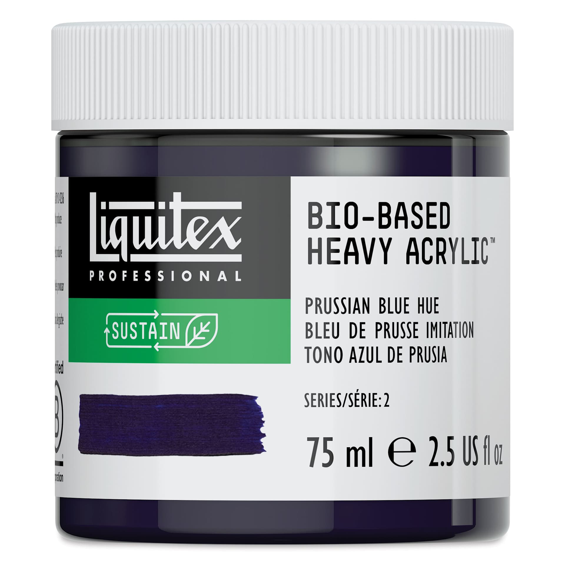 Liquitex Bio-Based Heavy Acrylic Paint - Prussian Blue Hue, 75 ml