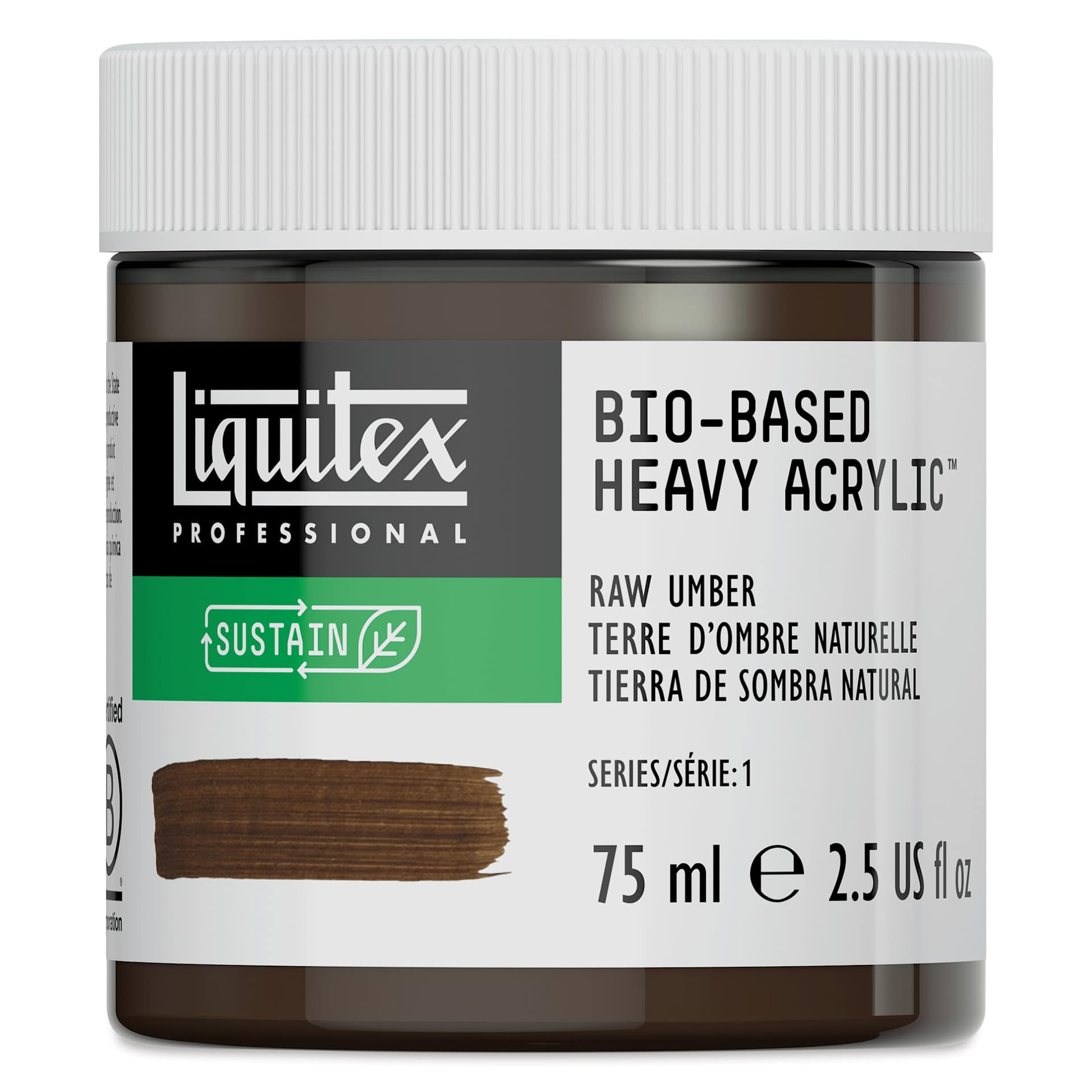 Liquitex Bio-Based Heavy Acrylic Paint - Raw Umber, 75 ml
