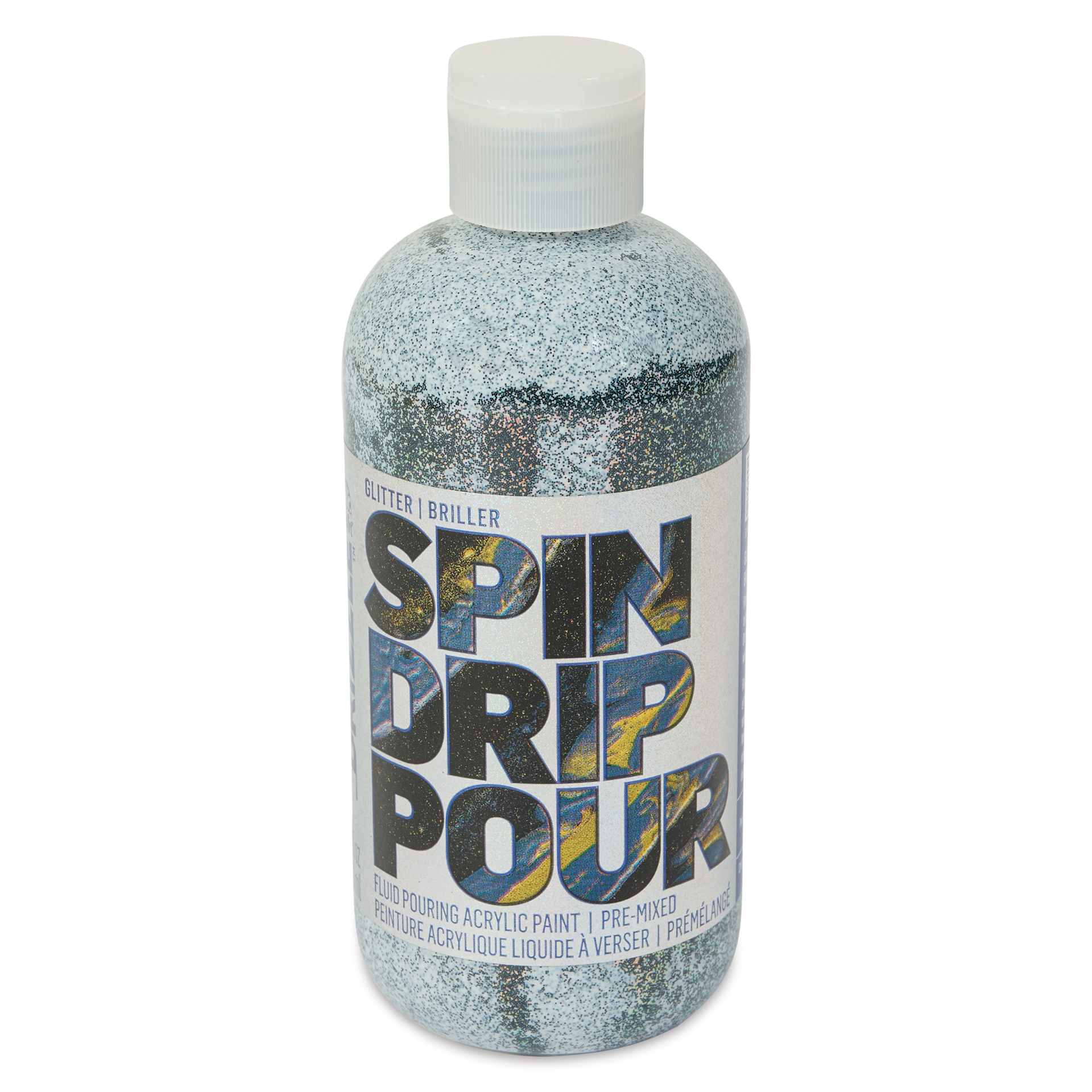 FolkArt Drizzle Acrylic Pouring Paint - Cosmic Sky Glitter, 9 oz
