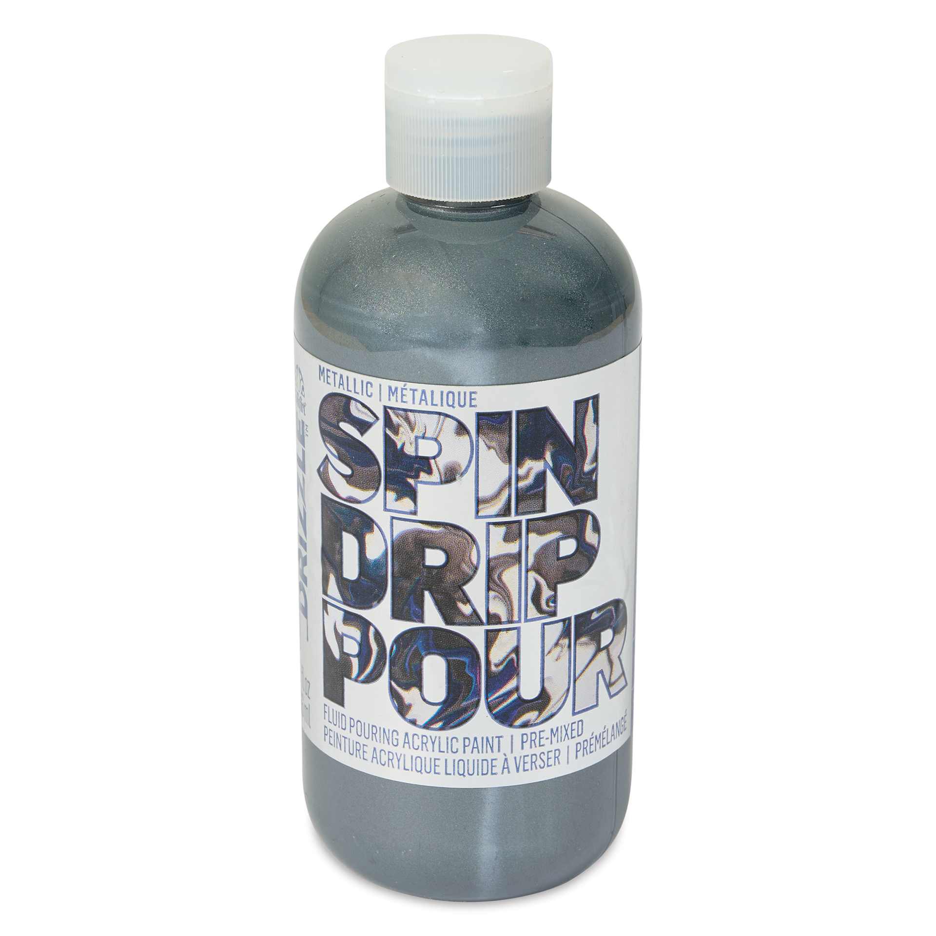 FolkArt Drizzle Acrylic Pouring Paint - Mercury Metallic, 9 oz
