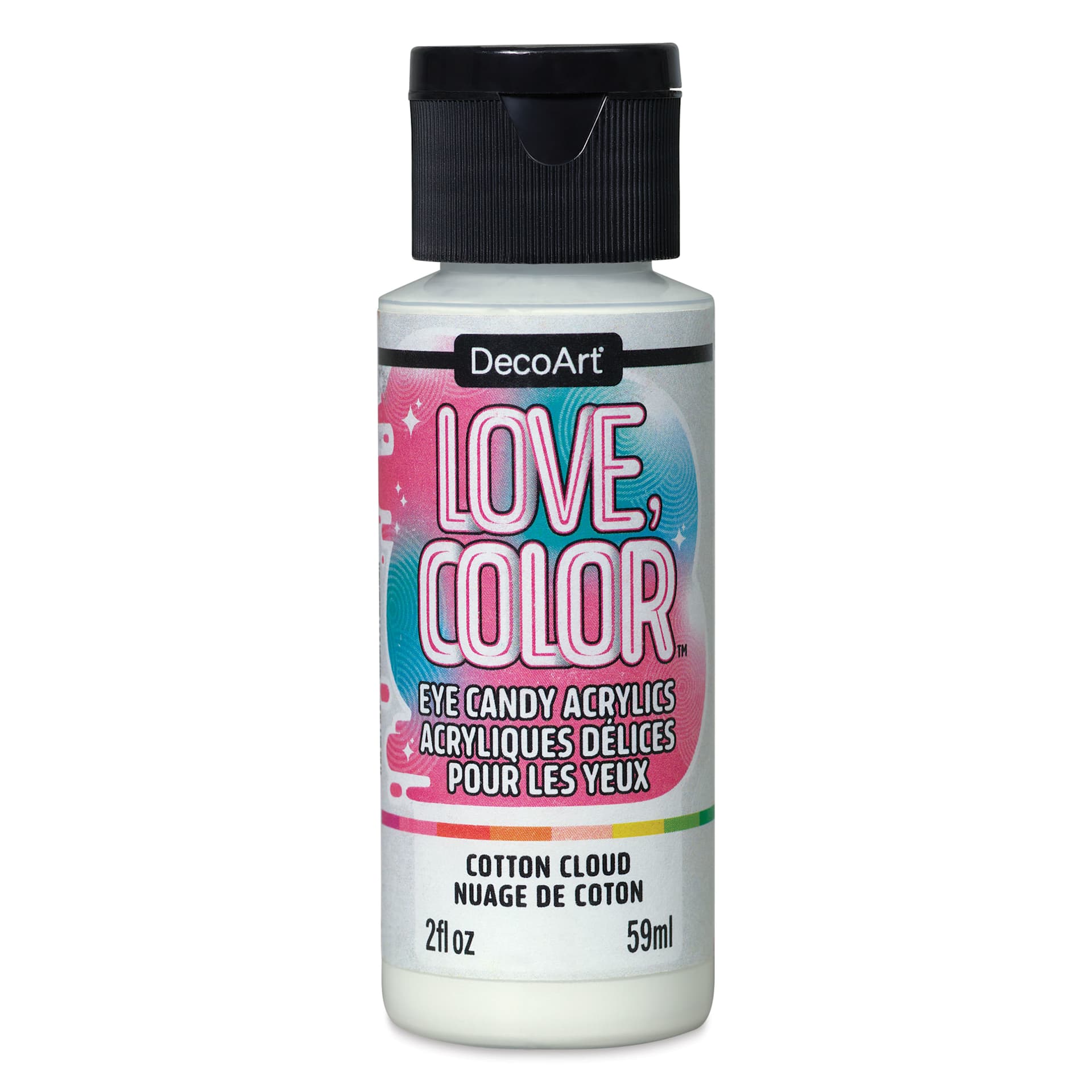 DecoArt Love, Color Acrylic Paint - Cotton Cloud, 59 ml