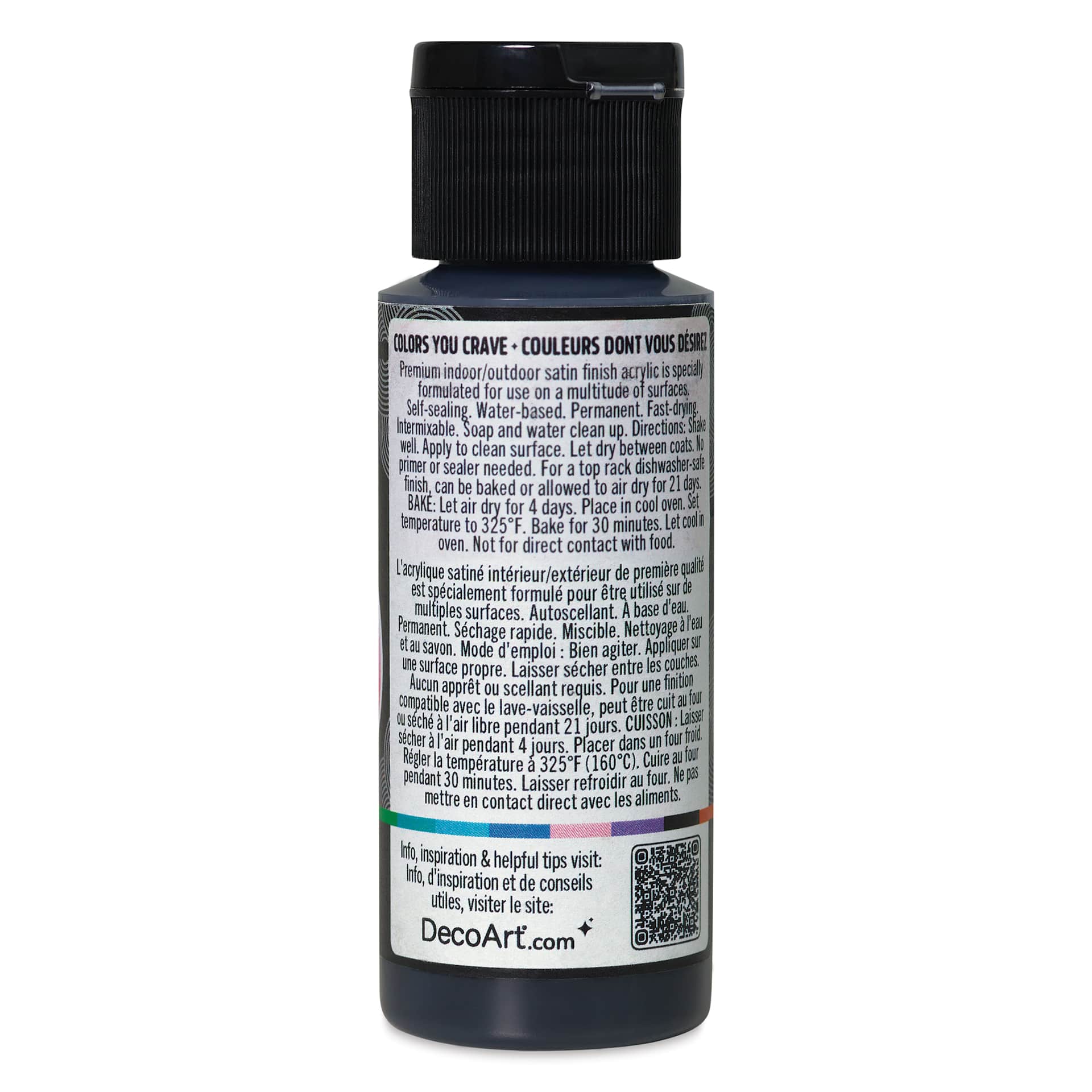DecoArt Love, Color Acrylic Paint - Velvet Void, 59 ml  