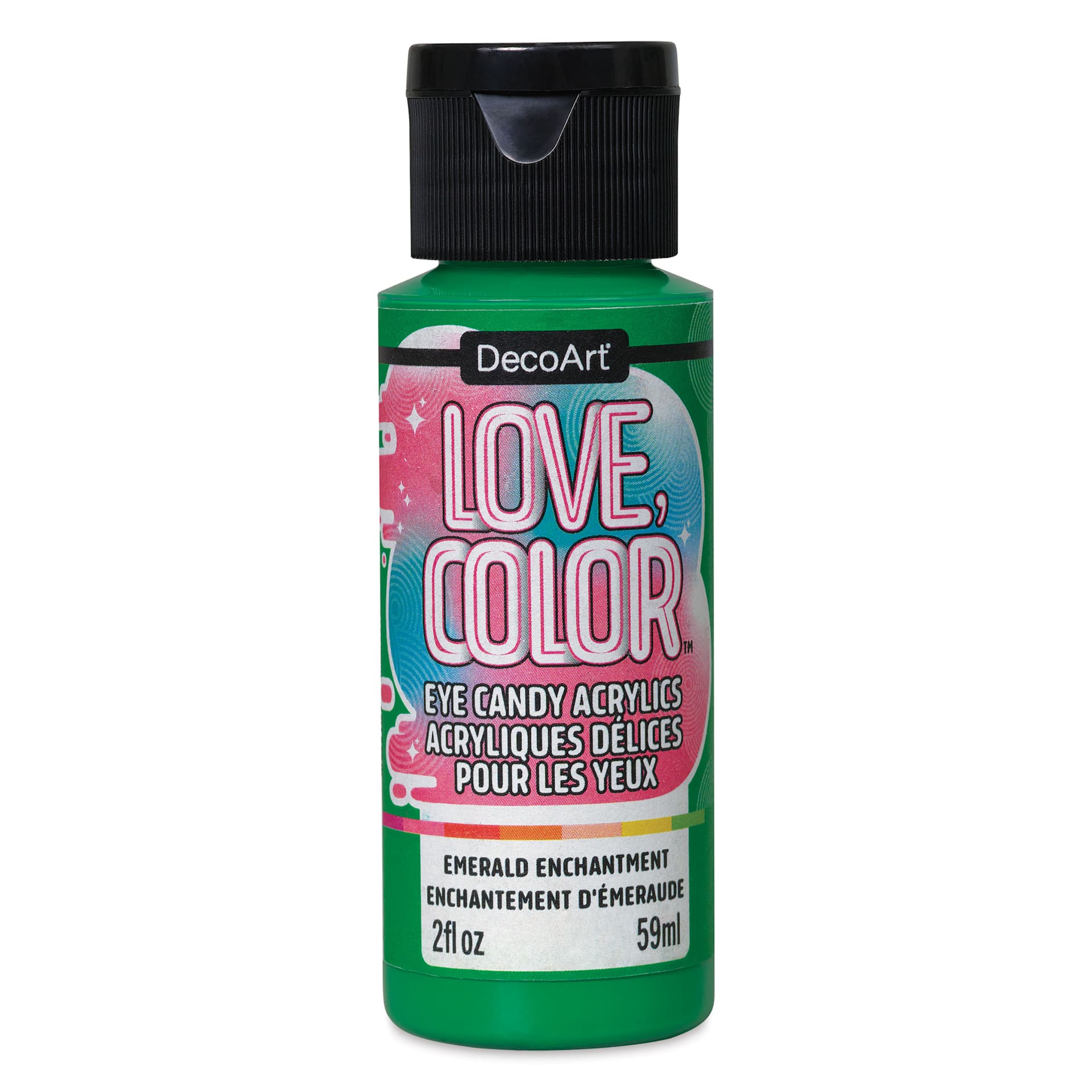 DecoArt Love, Color Acrylic Paint - Emerald Enchantment, 59 ml