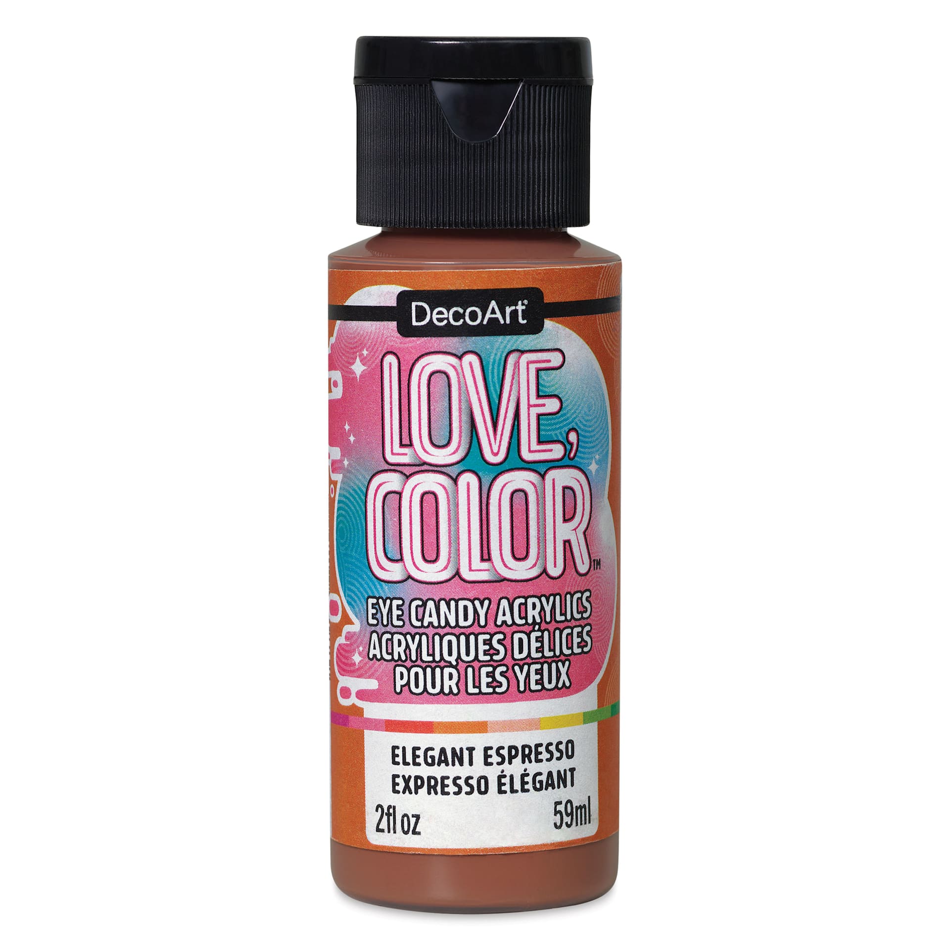 DecoArt Love, Color Acrylic Paint - Elegant Espresso, 59 ml