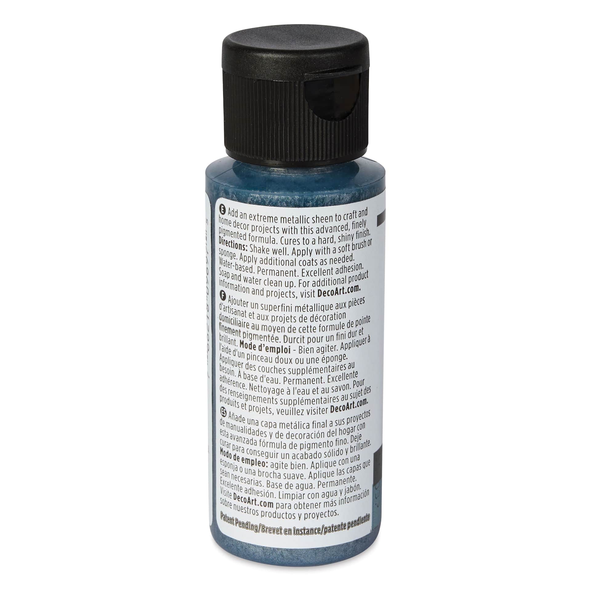 DecoArt Extreme Sheen Metallic Acrylic Paint - Pewter, 2 oz