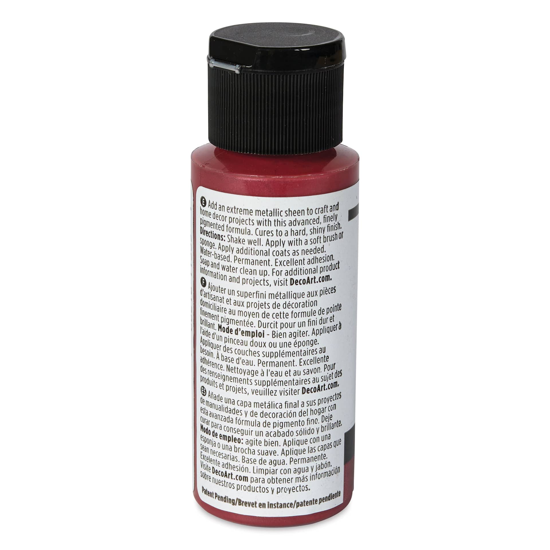 DecoArt Extreme Sheen Metallic Acrylic Paint - Garnet, 2 oz