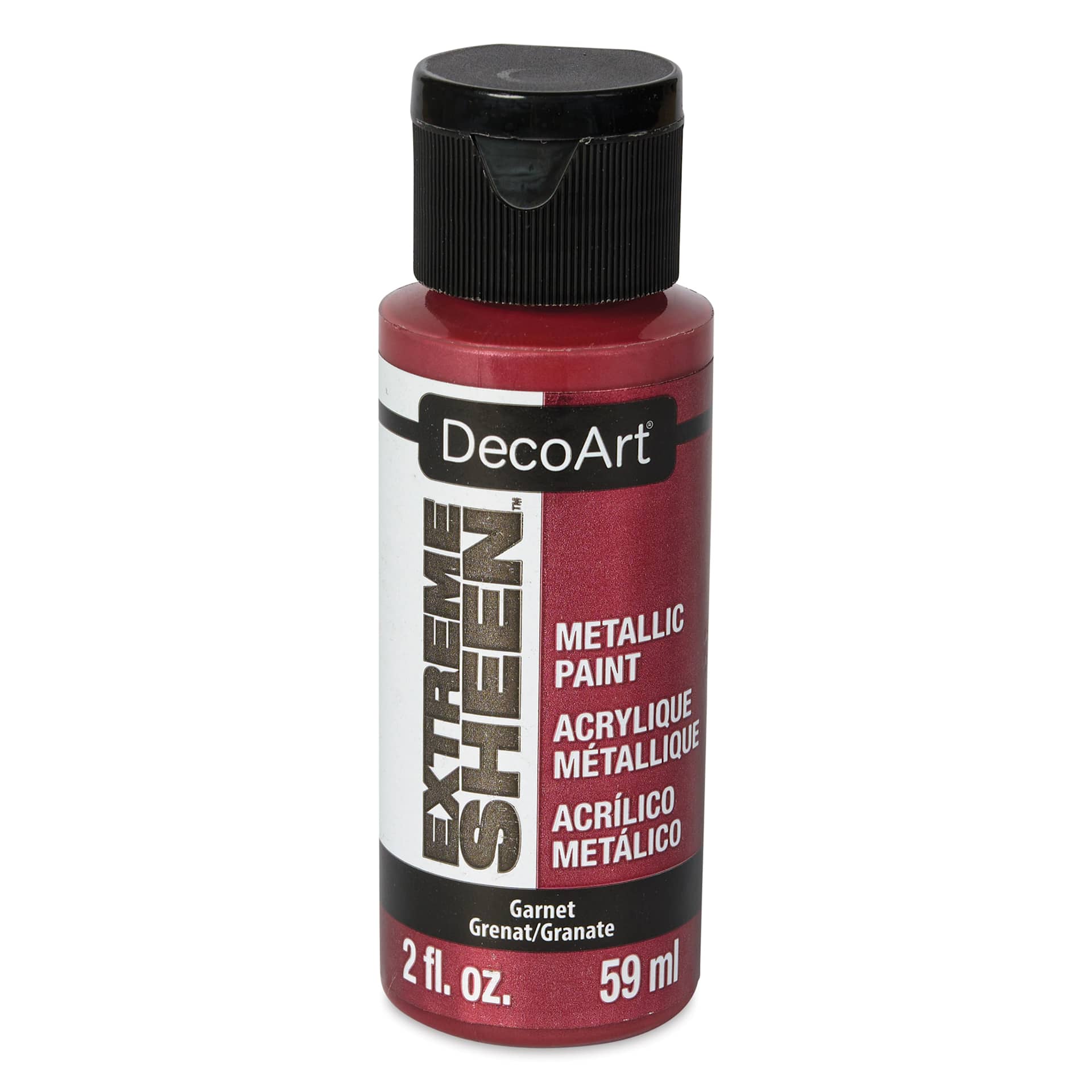 DecoArt Extreme Sheen Metallic Acrylic Paint - Garnet, 2 oz