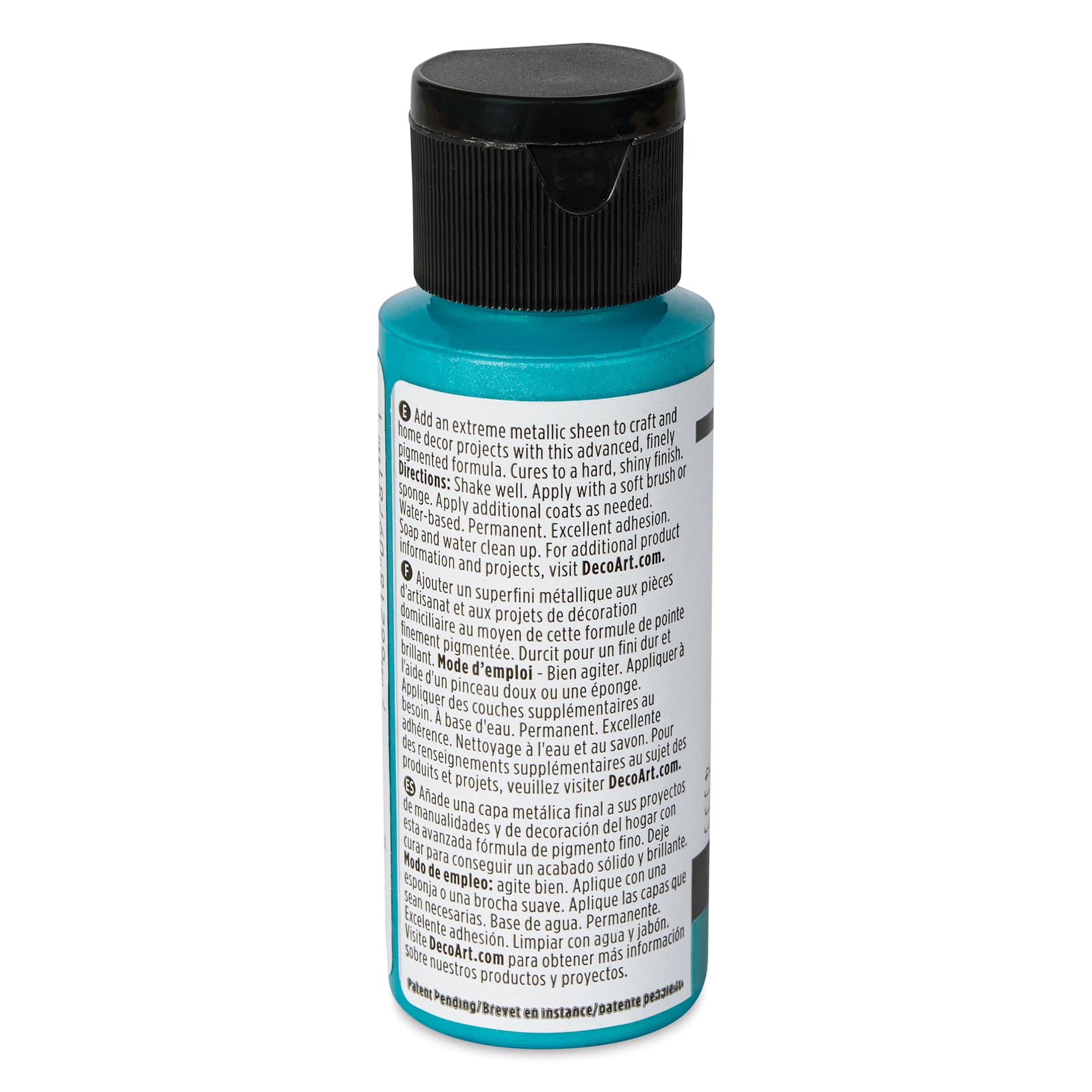 DecoArt Extreme Sheen Metallic Acrylic Paint - Aquamarine, 2 oz