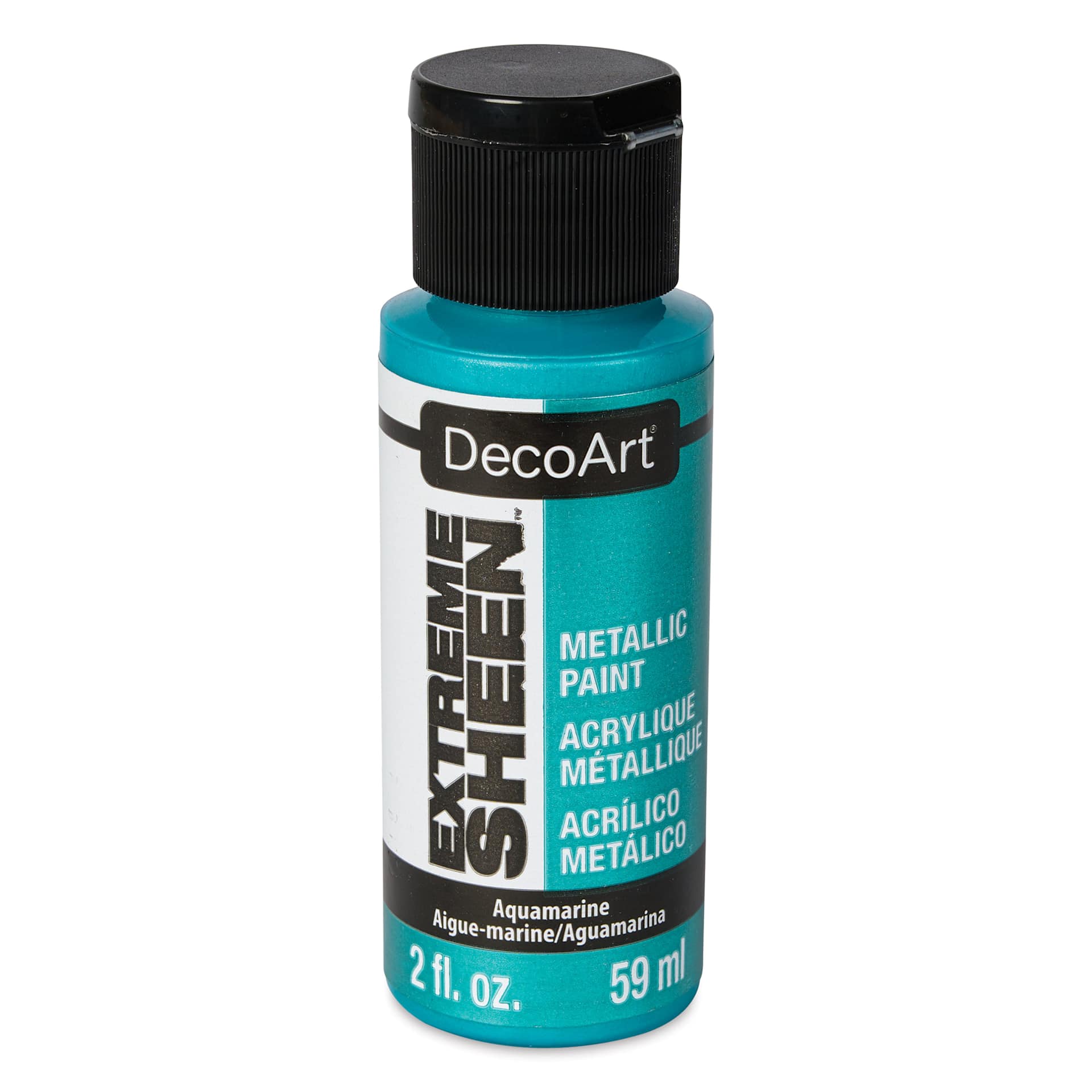 DecoArt Extreme Sheen Metallic Acrylic Paint - Aquamarine, 2 oz