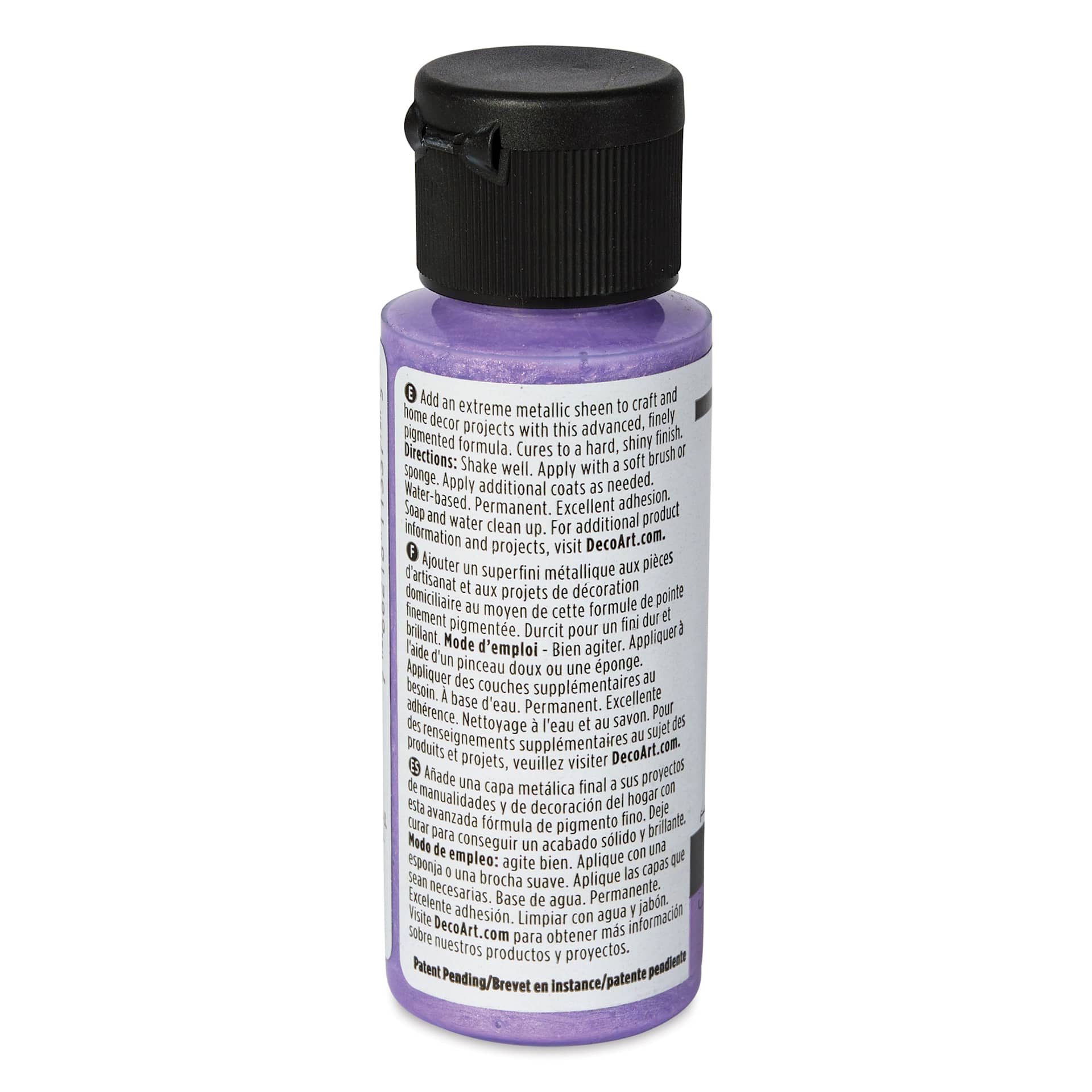 DecoArt Extreme Sheen Metallic Acrylic Paint - Lavender Frost, 2 oz