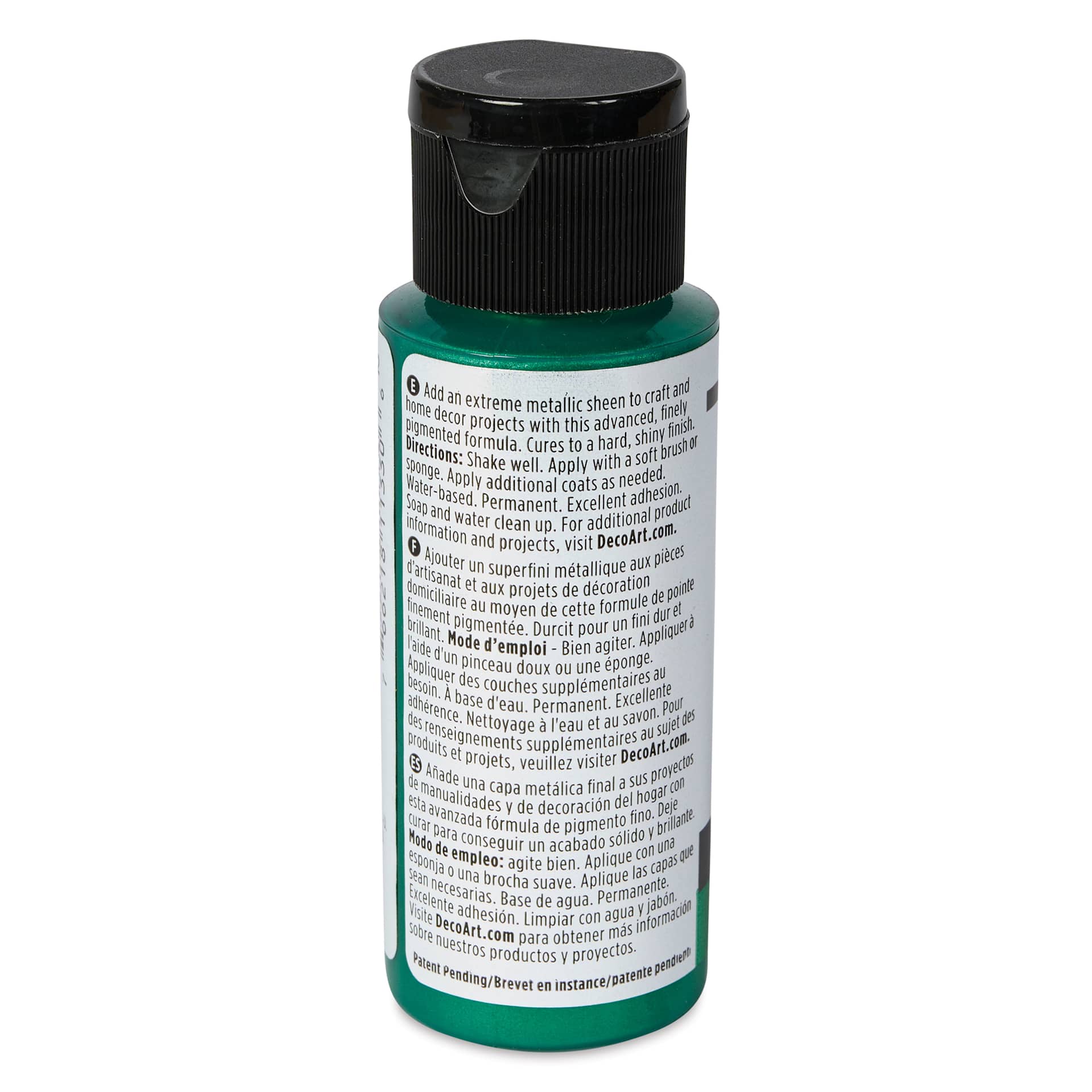 DecoArt Extreme Sheen Metallic Acrylic Paint - Emerald, 2 oz