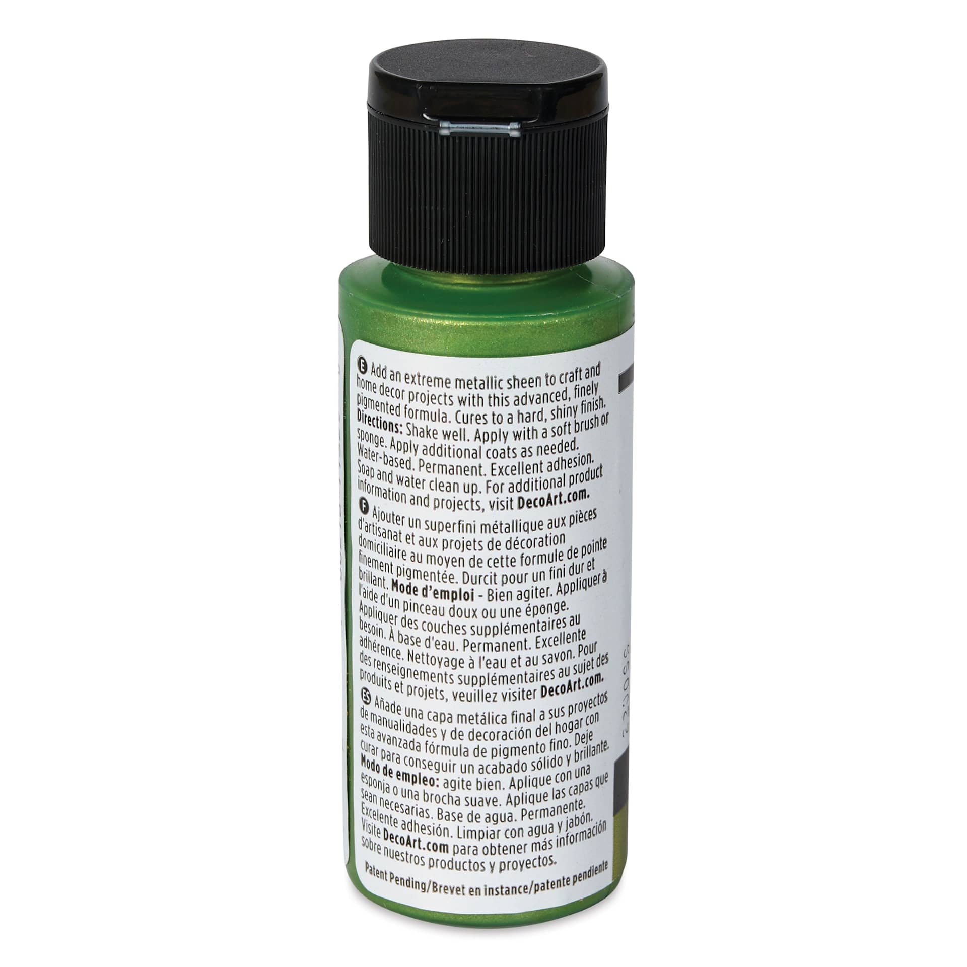 DecoArt Extreme Sheen Metallic Acrylic Paint - Peridot, 2 oz