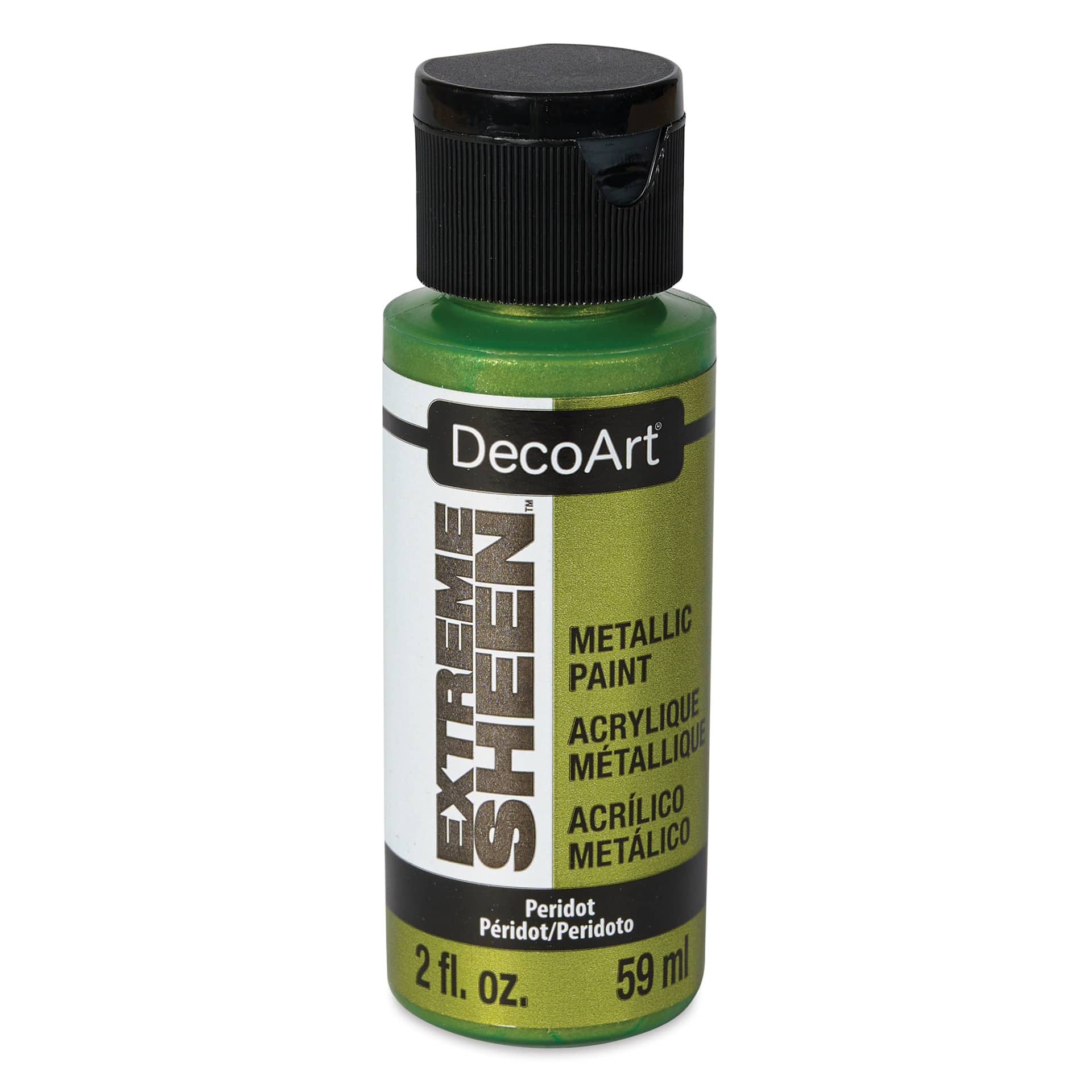 DecoArt Extreme Sheen Metallic Acrylic Paint - Peridot, 2 oz